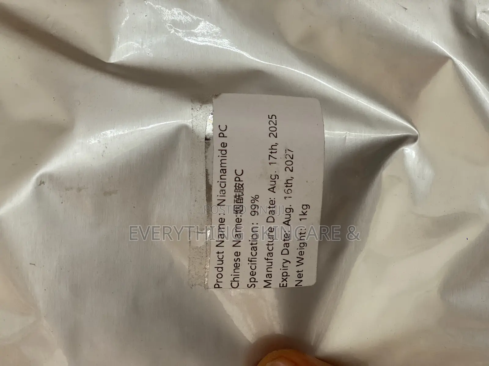 Niacinamide Pc( 250 Gram Is 18,750)