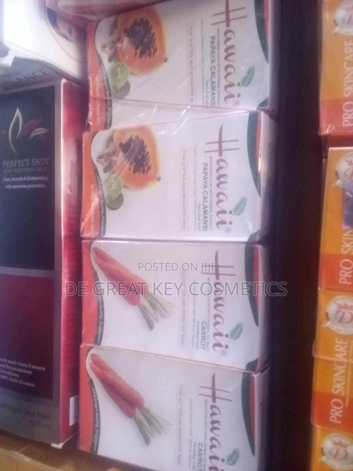 6 Pieces Hawaii Papaya Carrot Soap