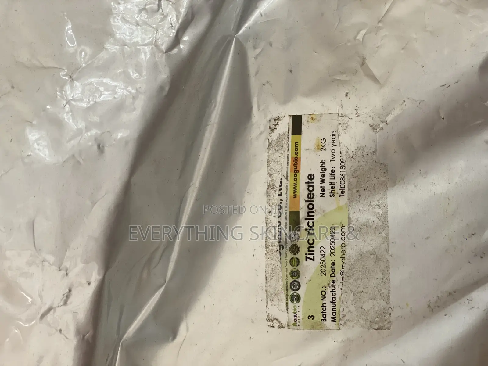 Zinc Ricinoleate( 250 Gram Is 21,250)