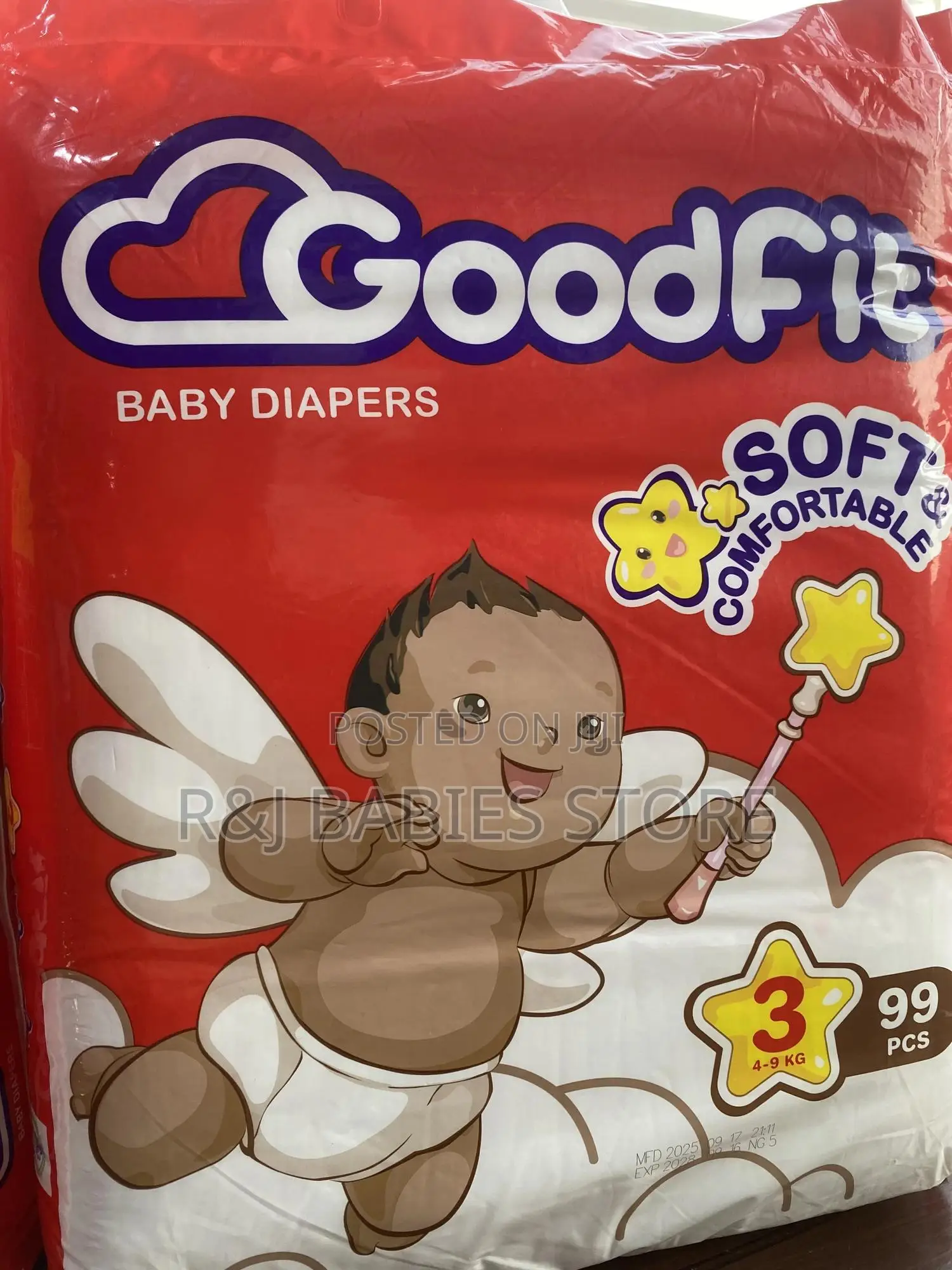 Goodfit Premium Baby Diapers – Jumbo Pack 99 Pieces