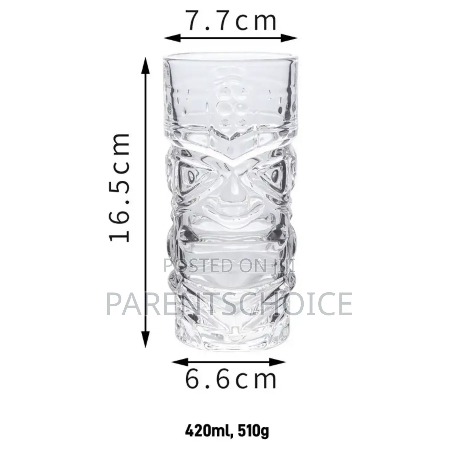 Glasses for Cocktails,Hurricane,Bar Drinkware Glass - 6 PCS