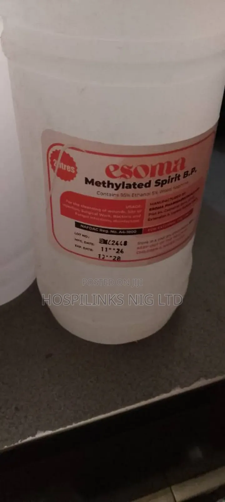 Methylated Spirit Litres Original