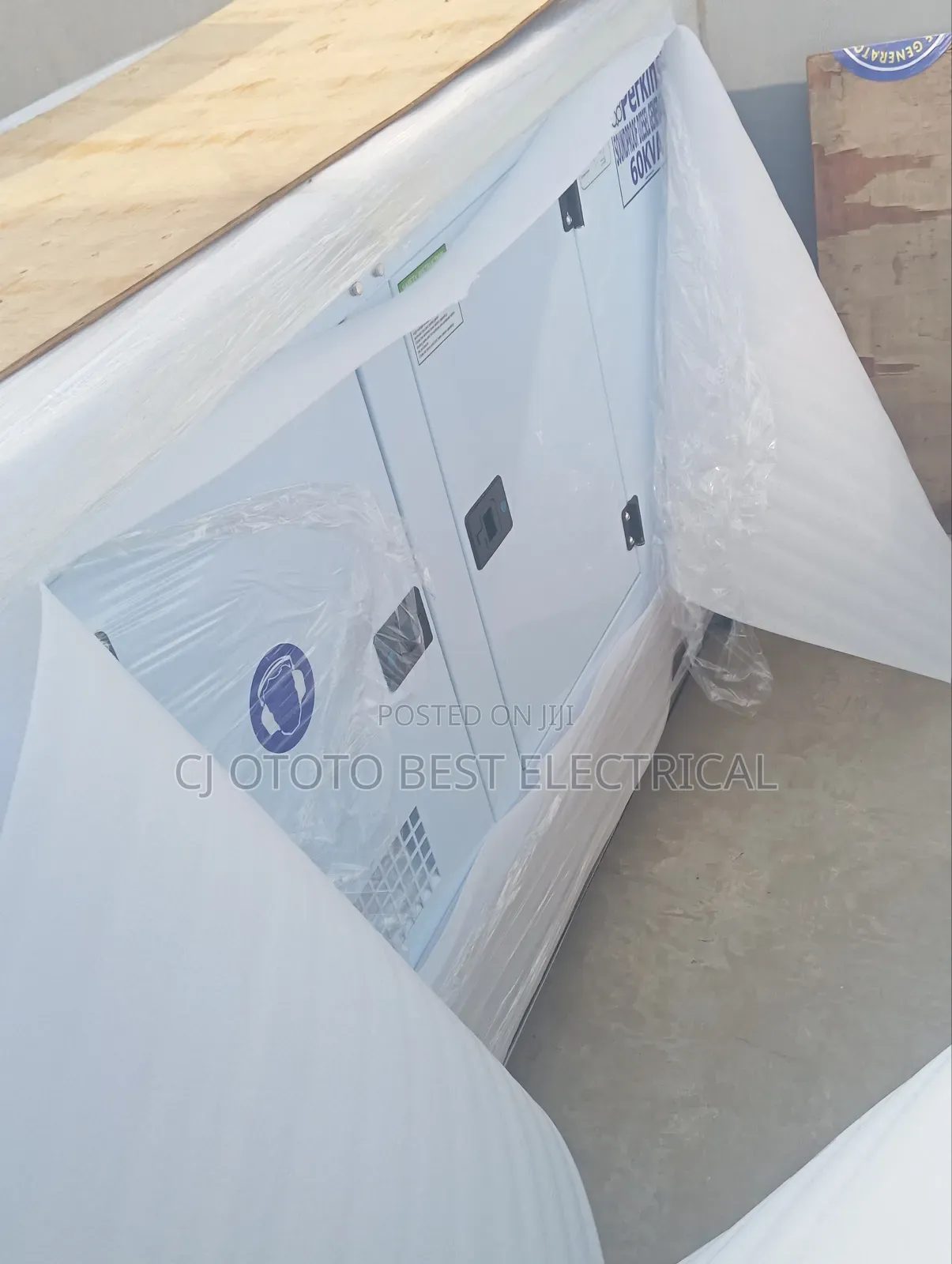 60kva Perkins Generator Soundproof , New Engine