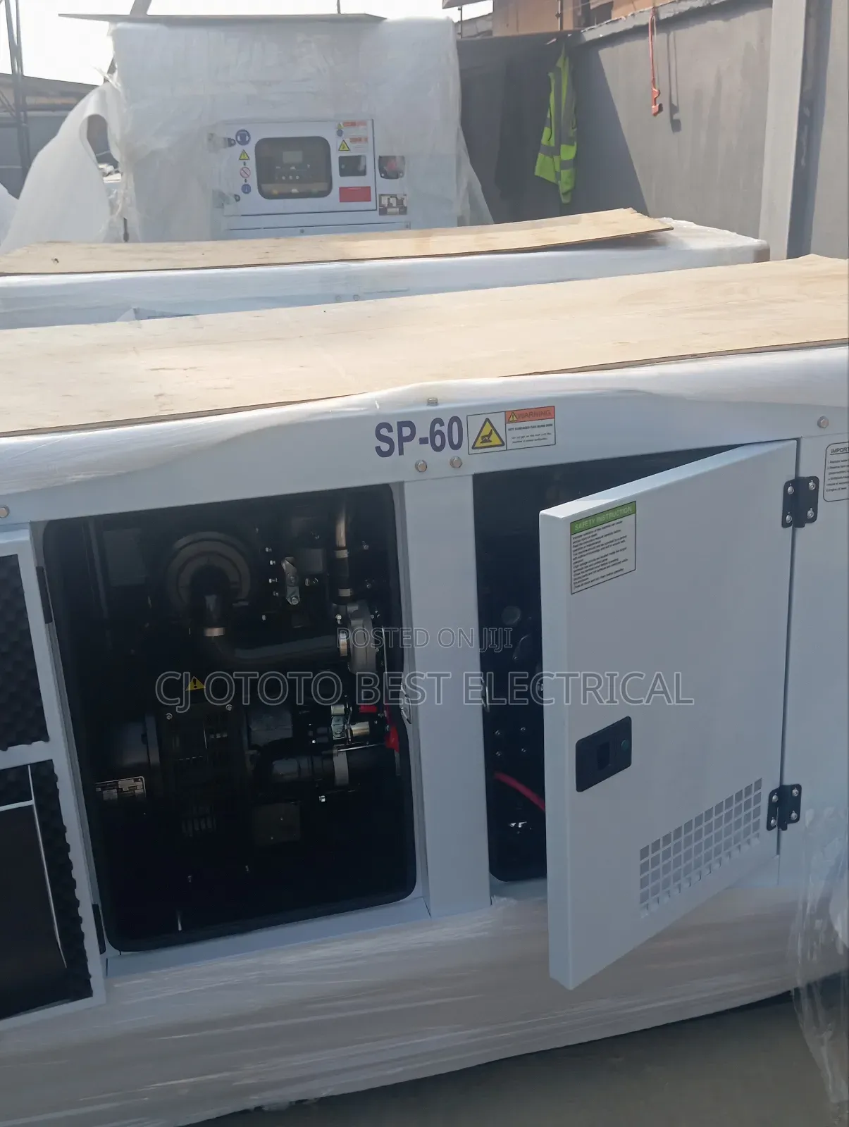 60kva Perkins Generator Soundproof 2 Years Warranty 100% Copper Coil