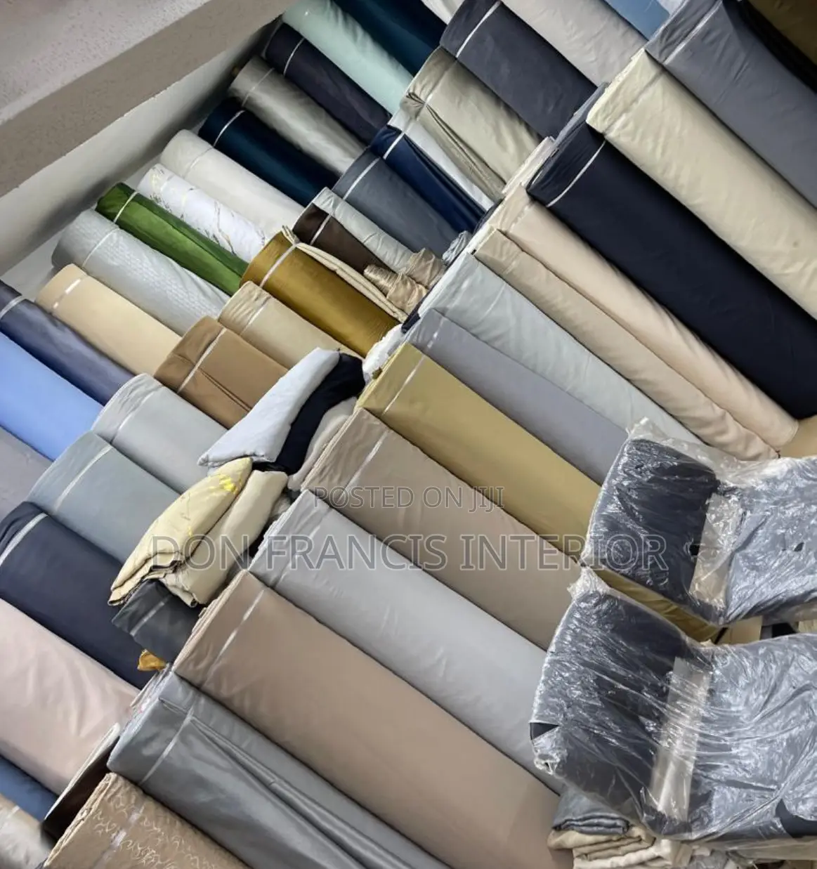 This Is a Luxury Full-Height Pleated Curtain Installation 