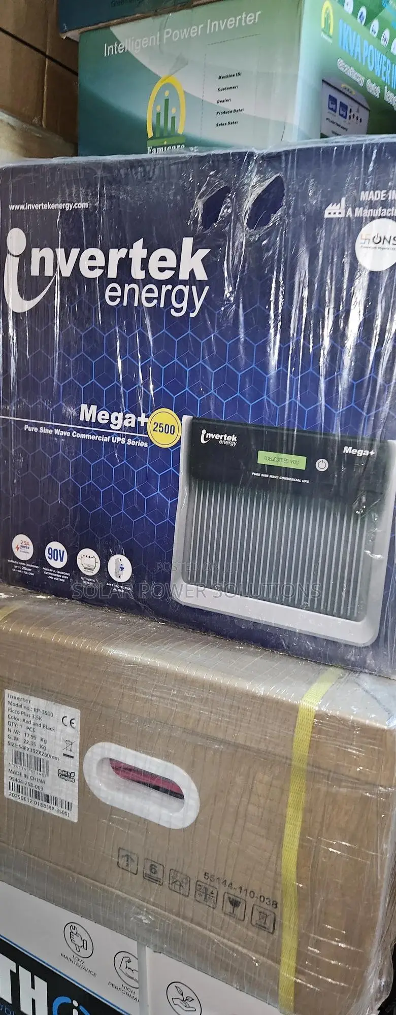 Invertek Pure Sine Wave Inverter 2.5kva 24dc