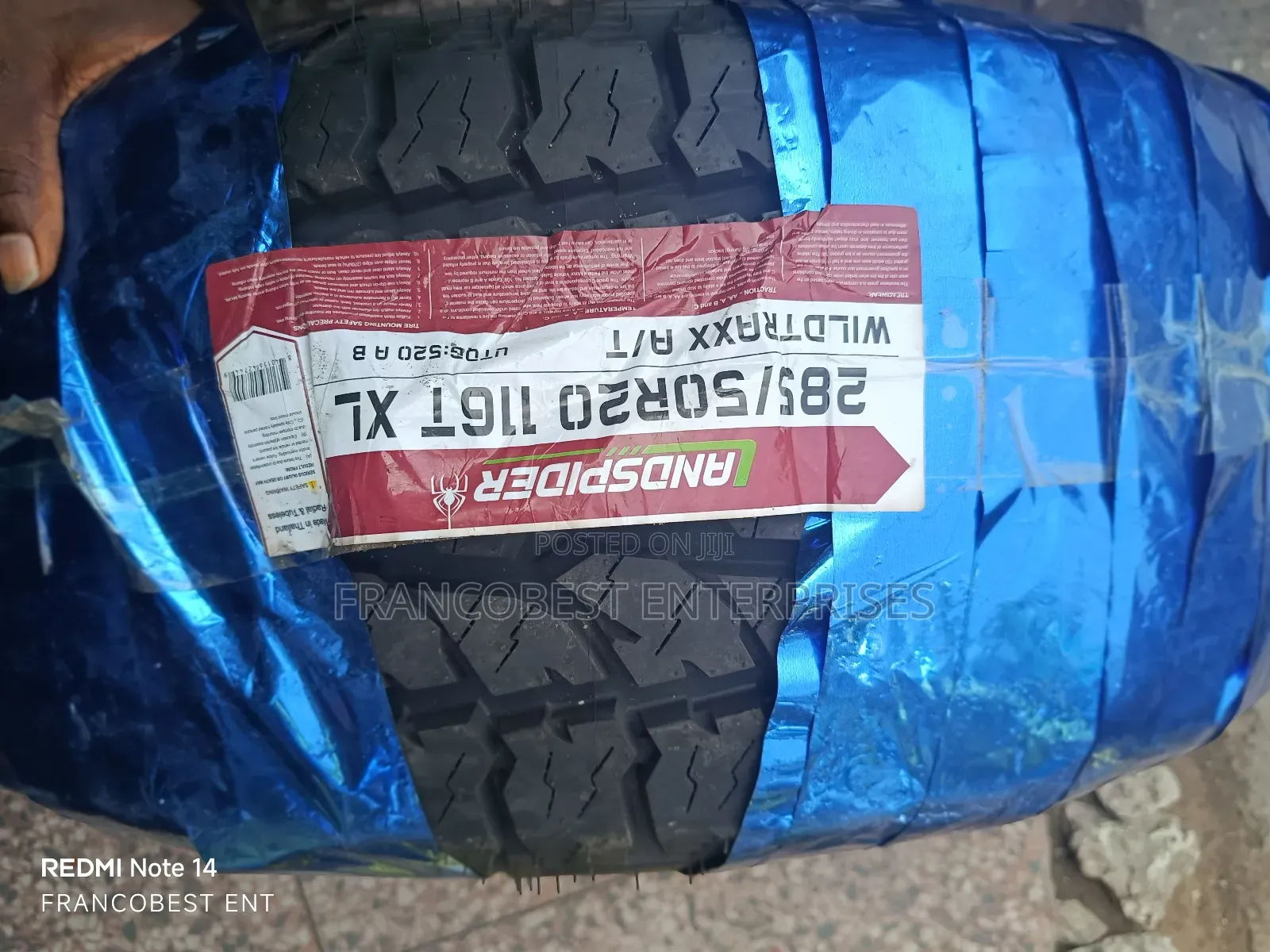 285/50r20 Landspider