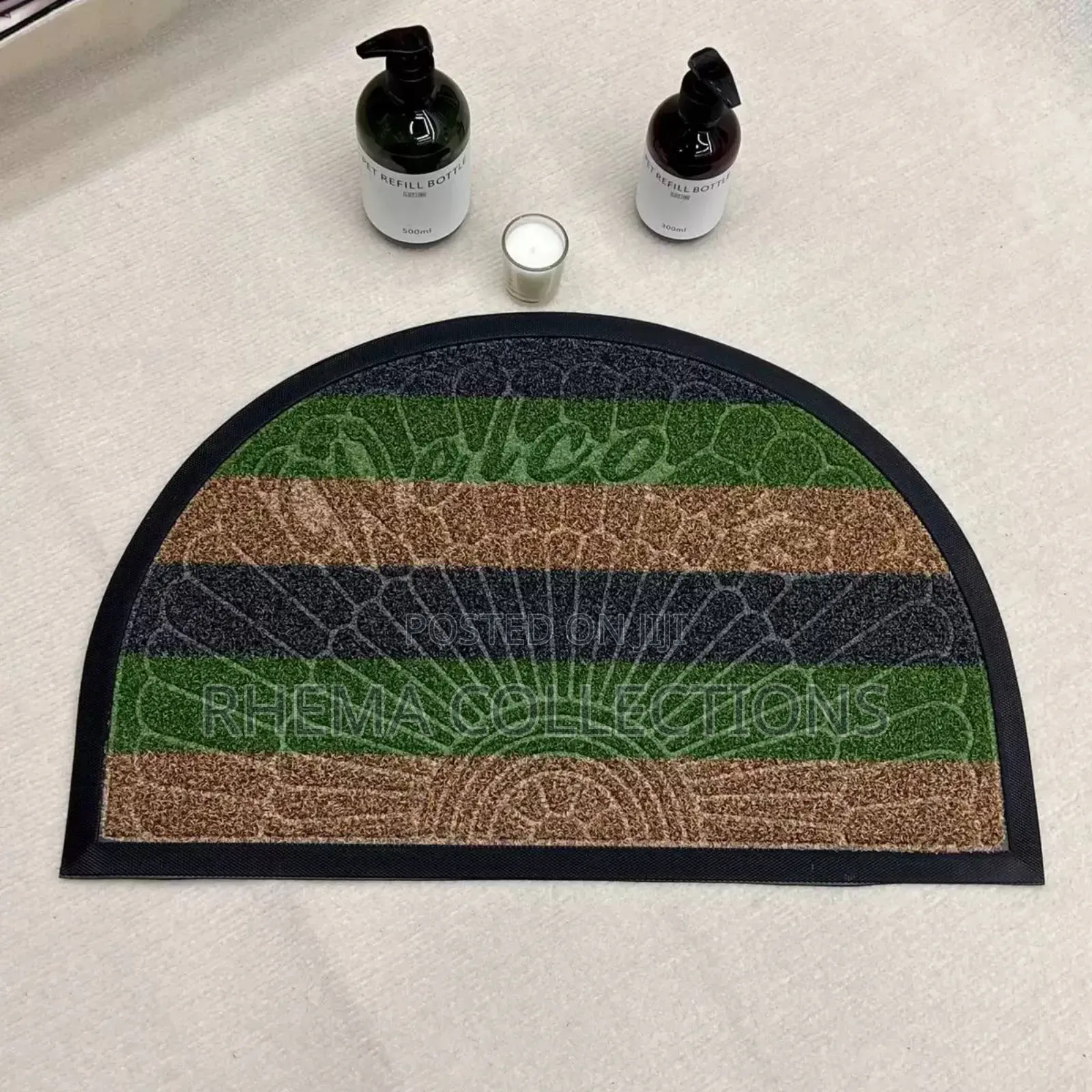 Oval Shape Foot Door Mat