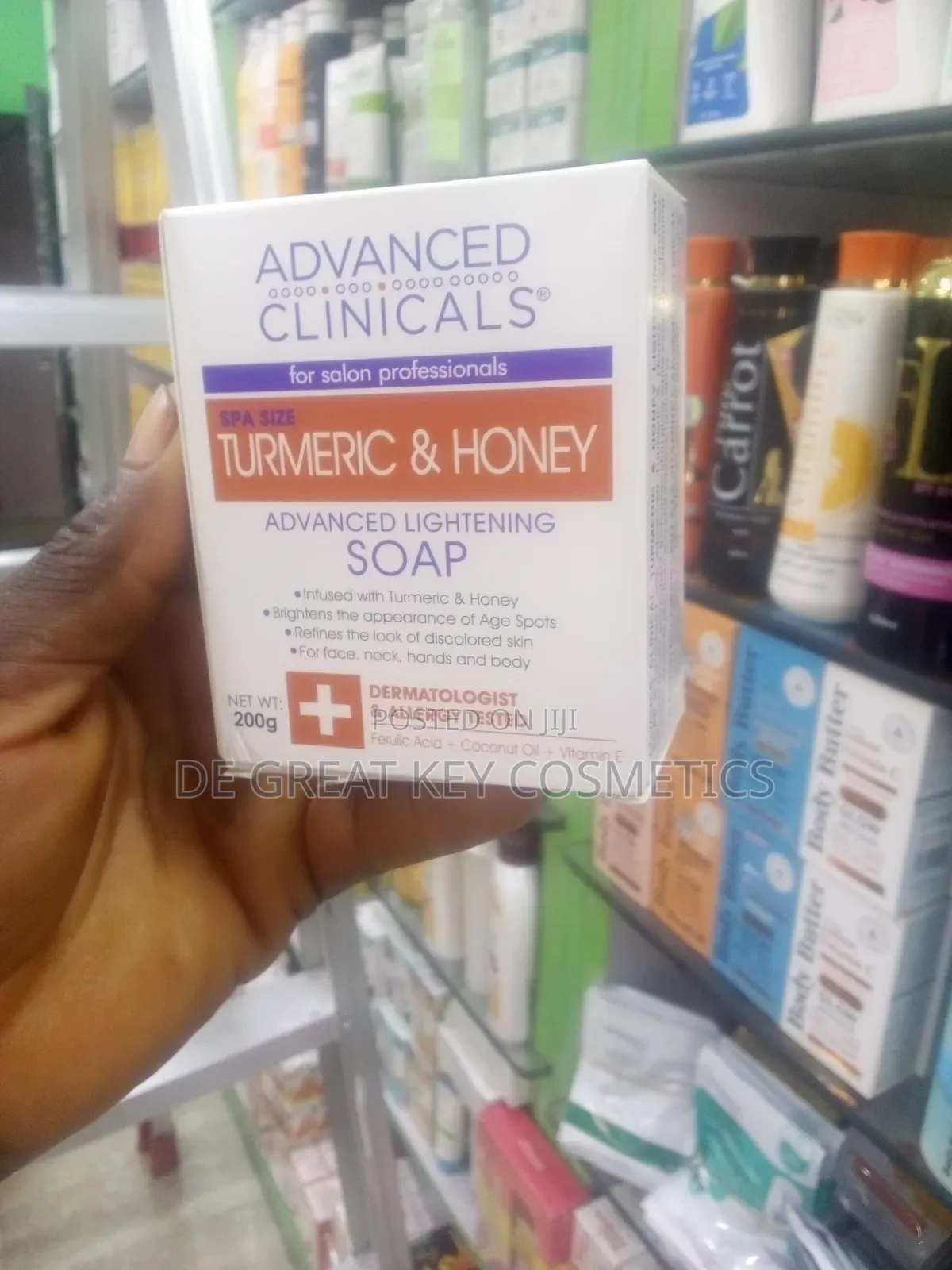 Advanced Clinicals Turmeric and Honey Soap