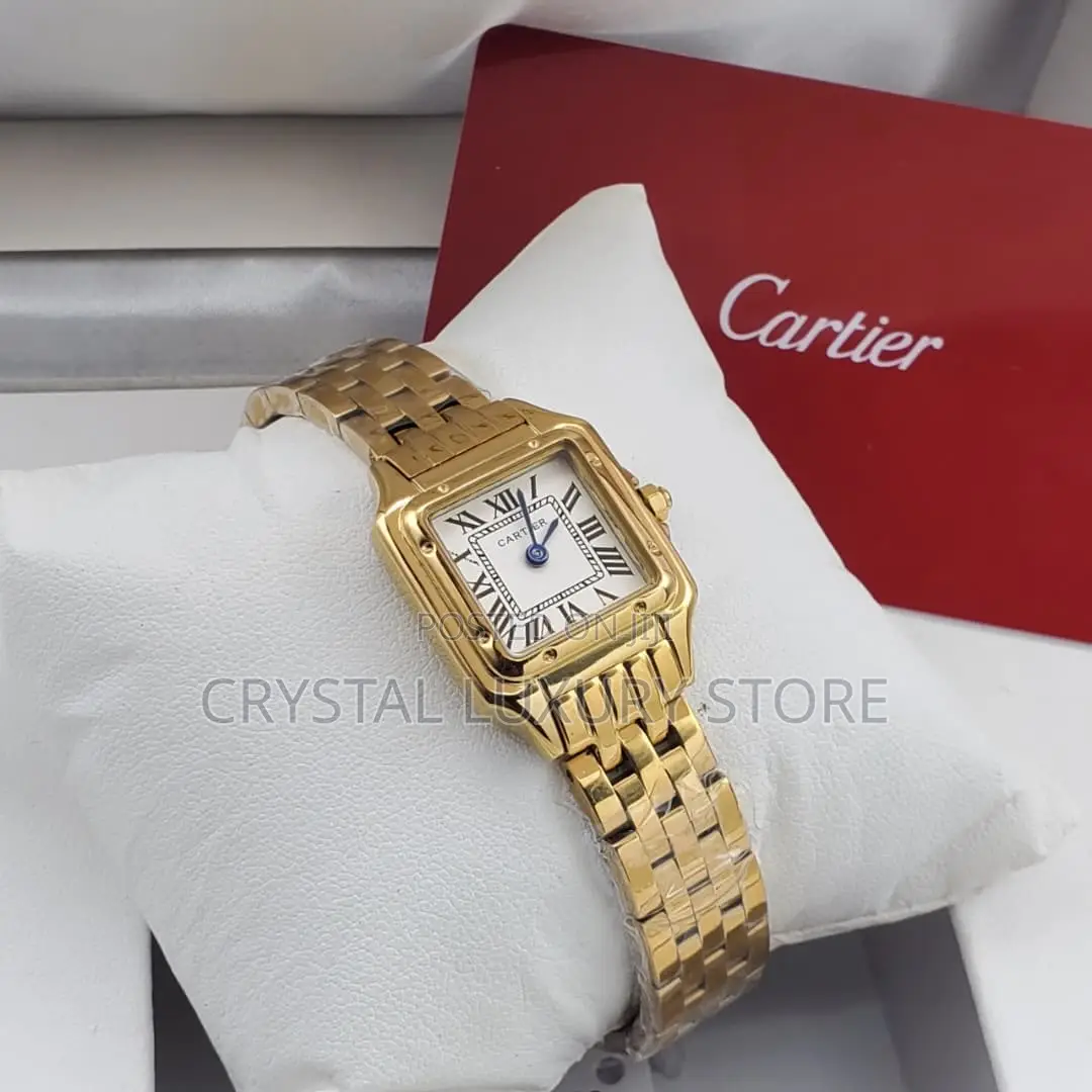 Cartier Quality Luxury Ladies Chain Strap Wristwatch
