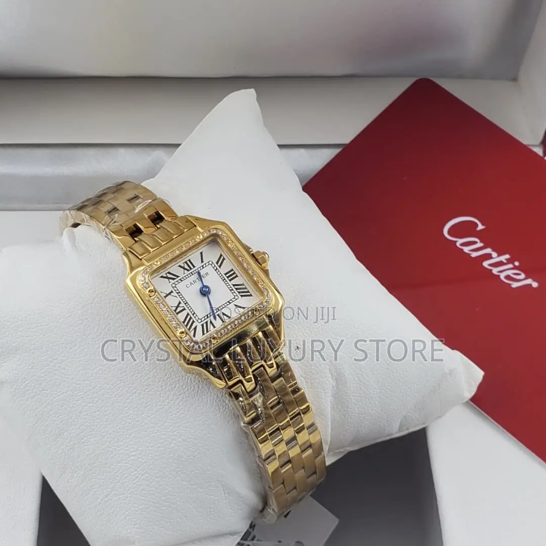 Cartier Quality Luxury Ladies Chain Strap Wristwatch