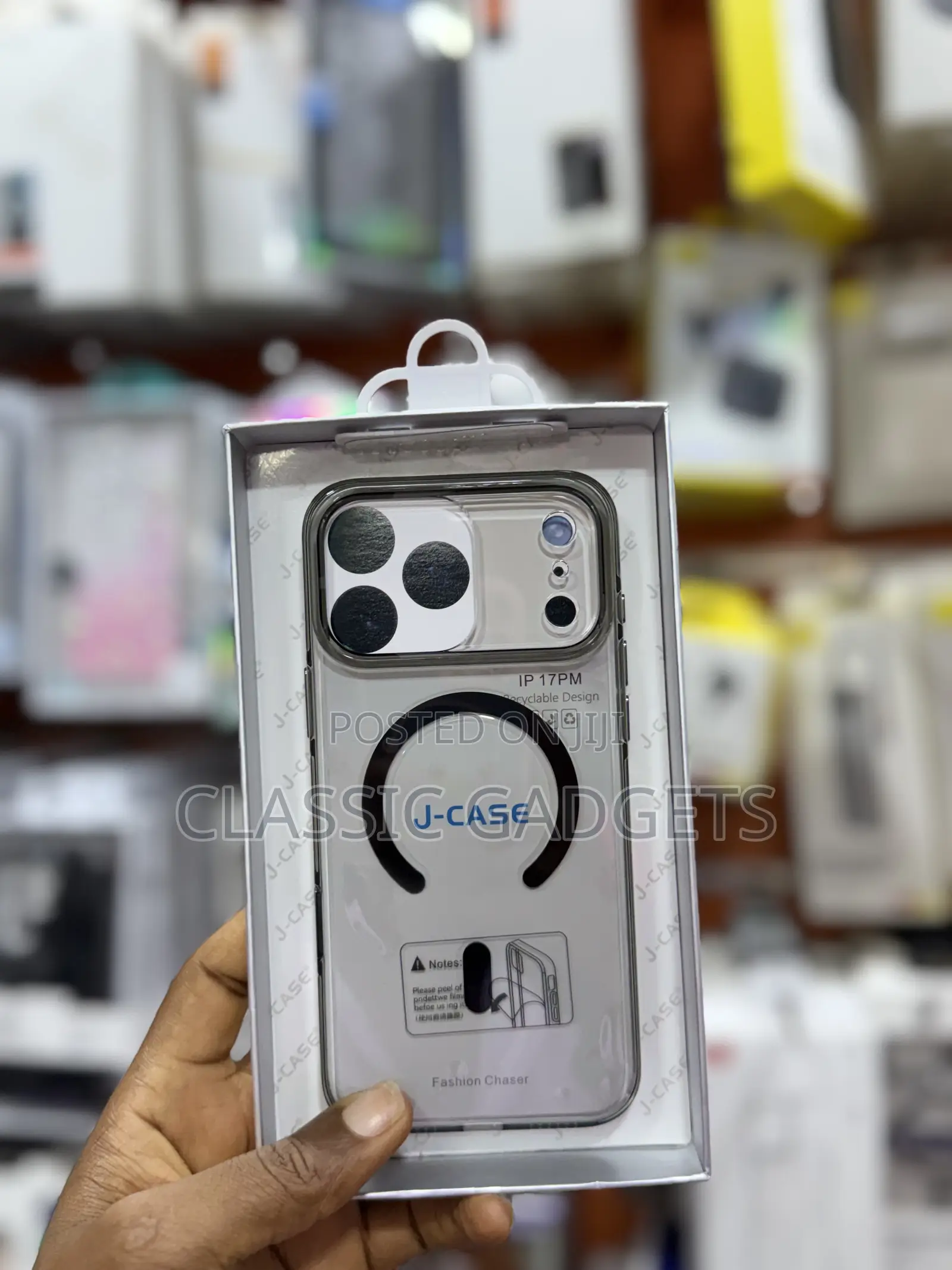 Crystal Clear Magsafe Case for iPhone 17 Pro Max