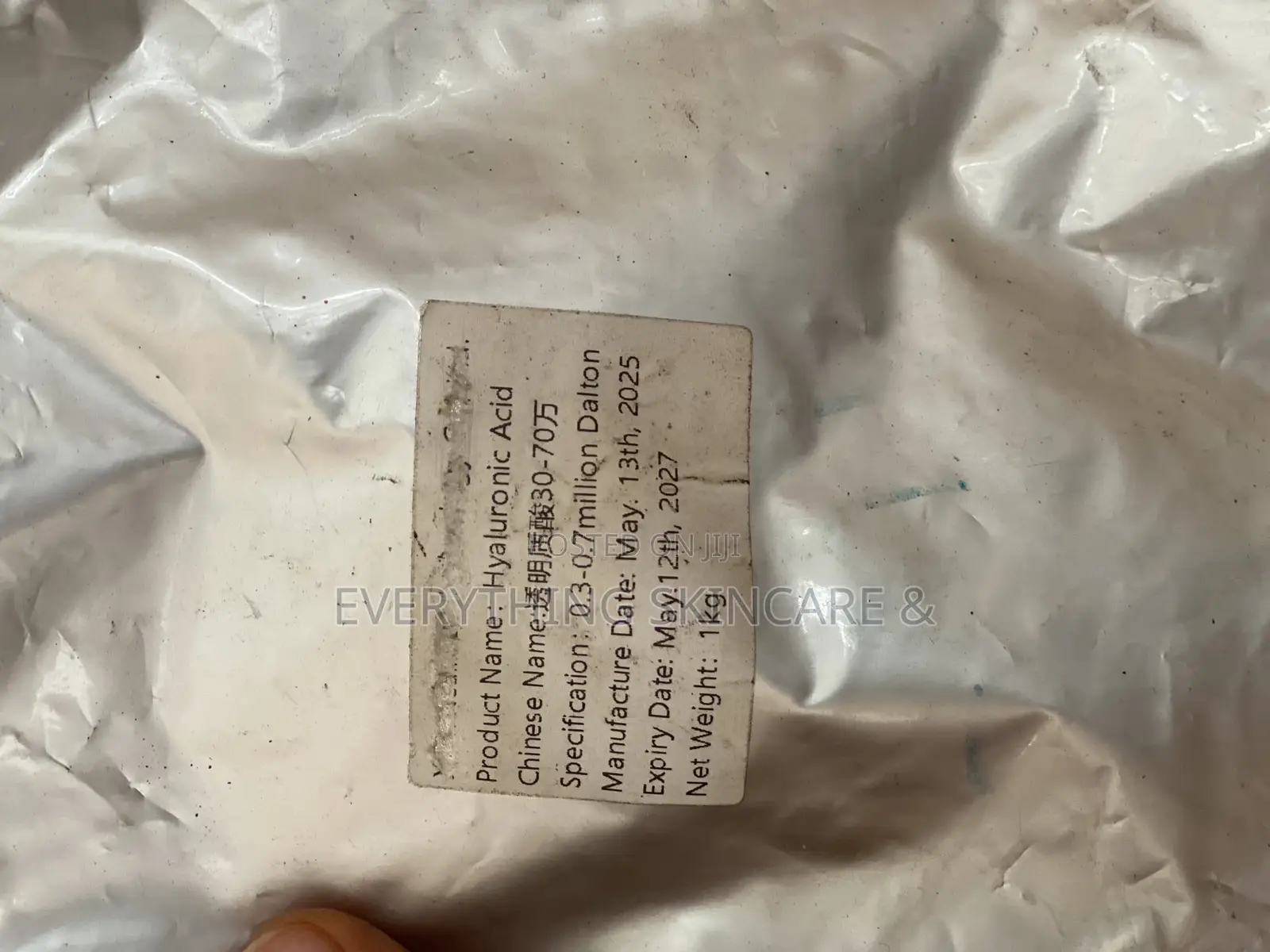 Hyaluronic Acid( 250gram Is 75,000)