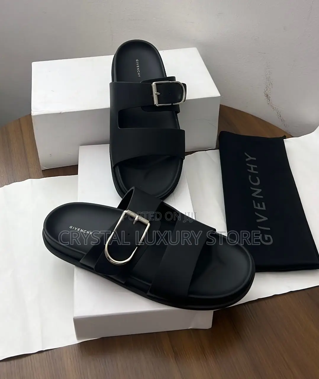 Givenchy Quality Luxury Men Genuine Leather Sandals