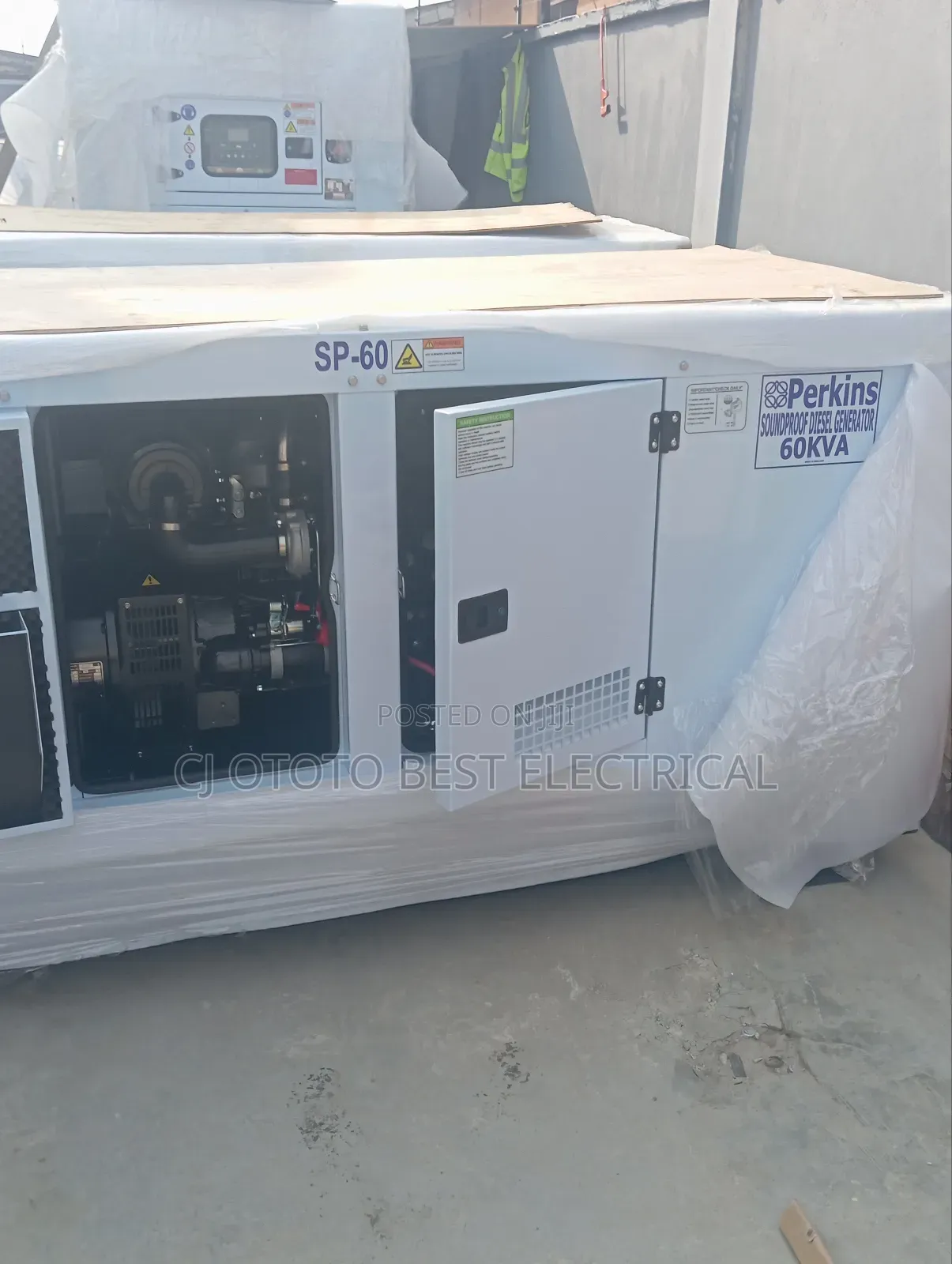 60kva Perkins Generator Soundproof 2 Years Warranty