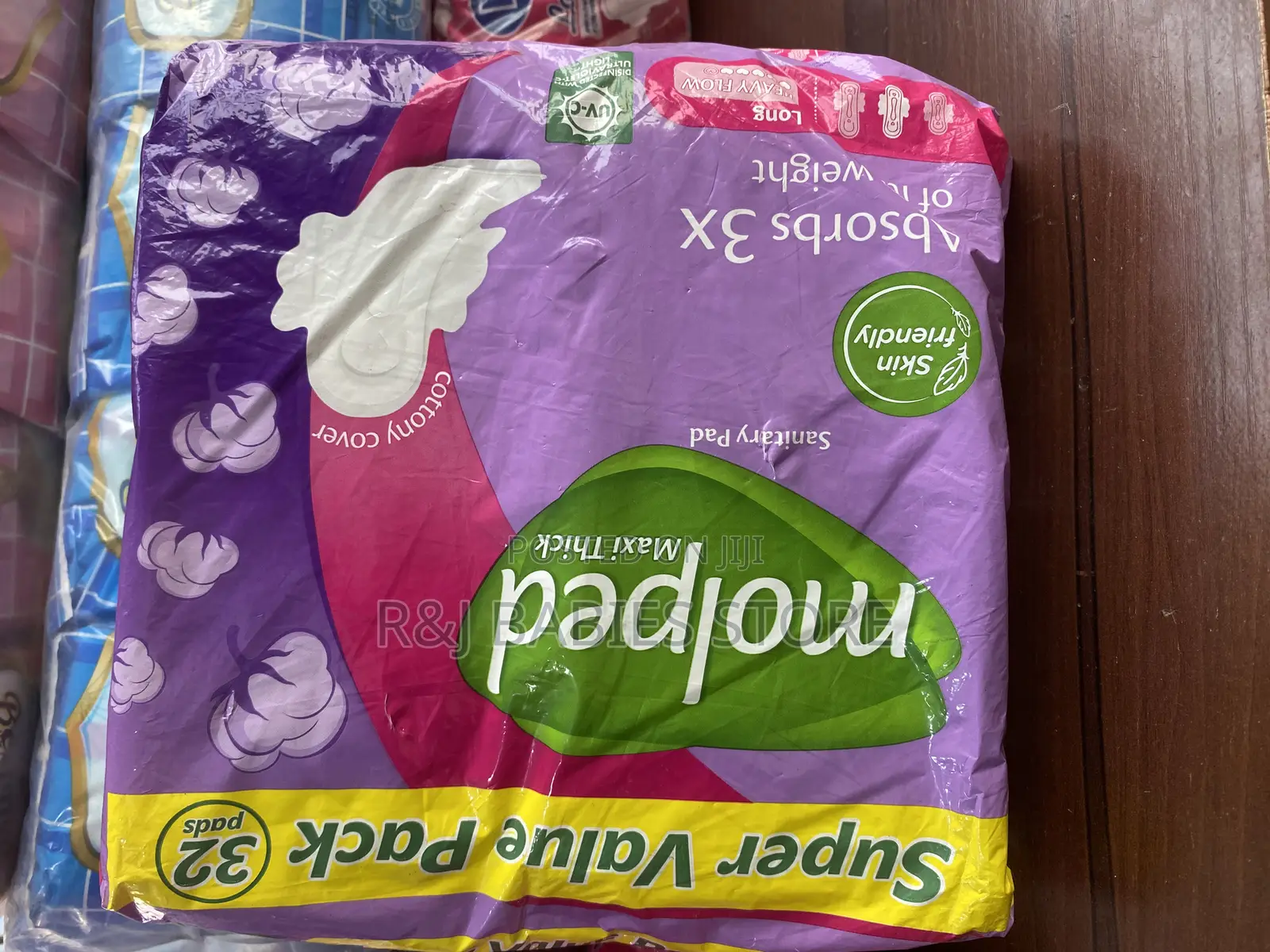 Molped Maxi Thick Sanitary Pad Super Value Pack (32 Pads),