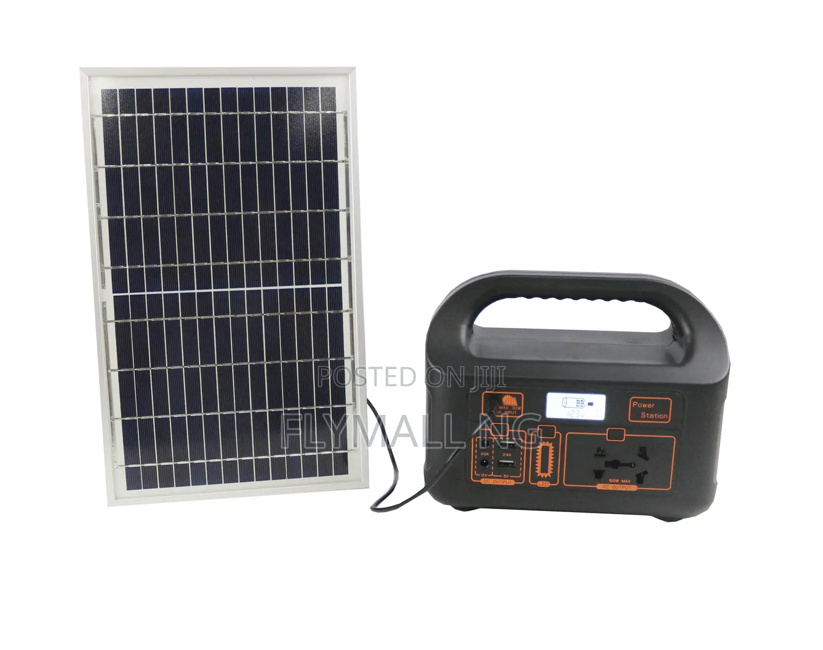 Portable Power Station 12v/12ah Eg008pb With Solar Panel