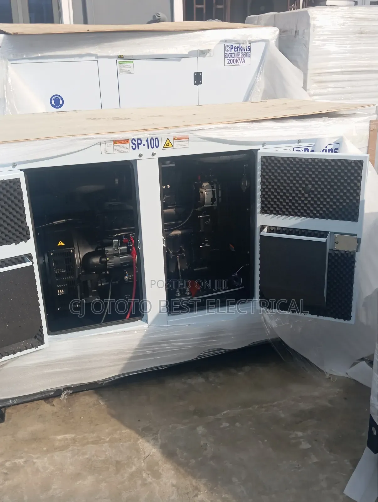 100kva England Perkins Engine, Soundproof Generator 2 Years Warranty