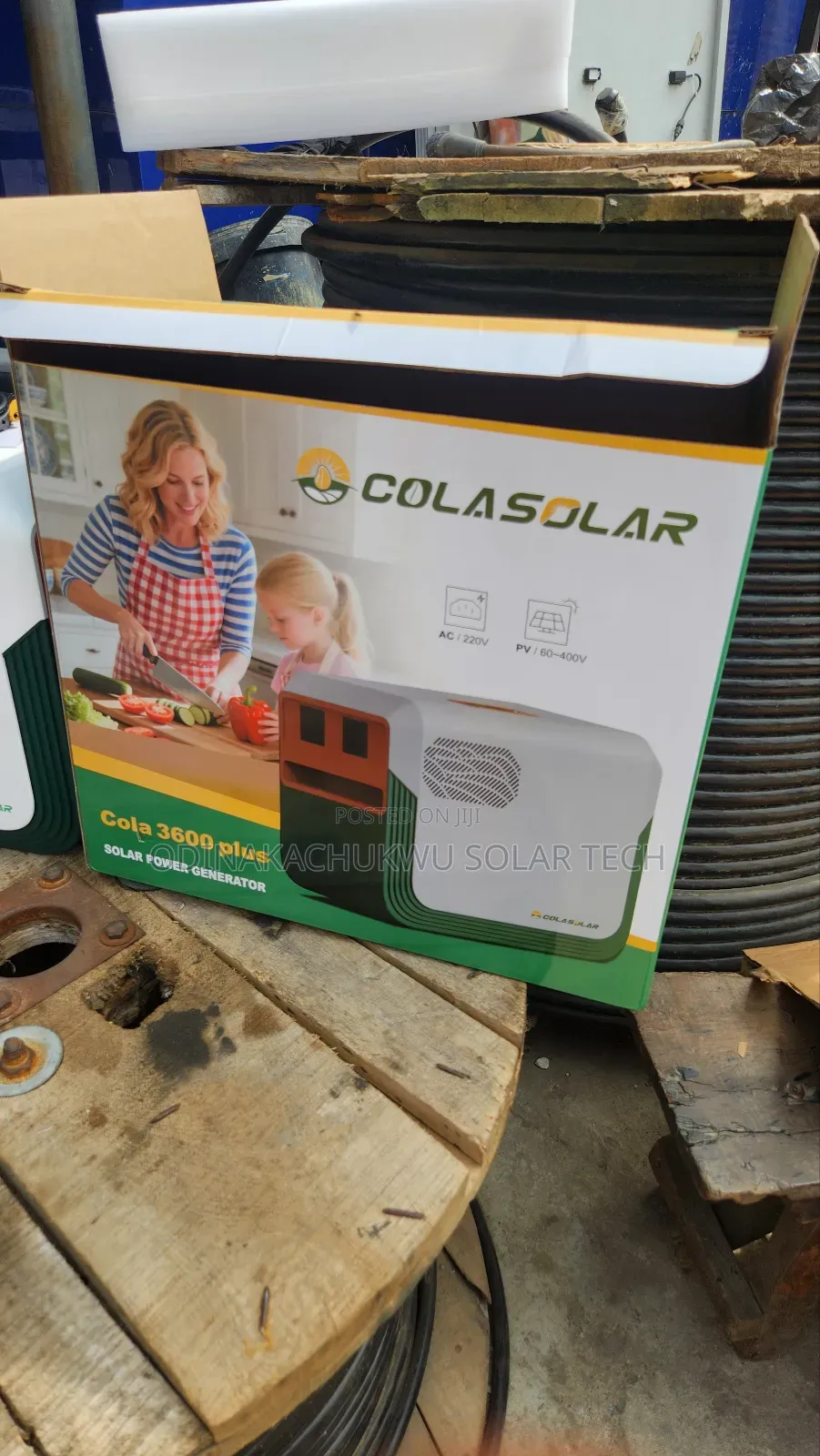 Light No Go Again 
Cola 3.6kwh Plus With Panels