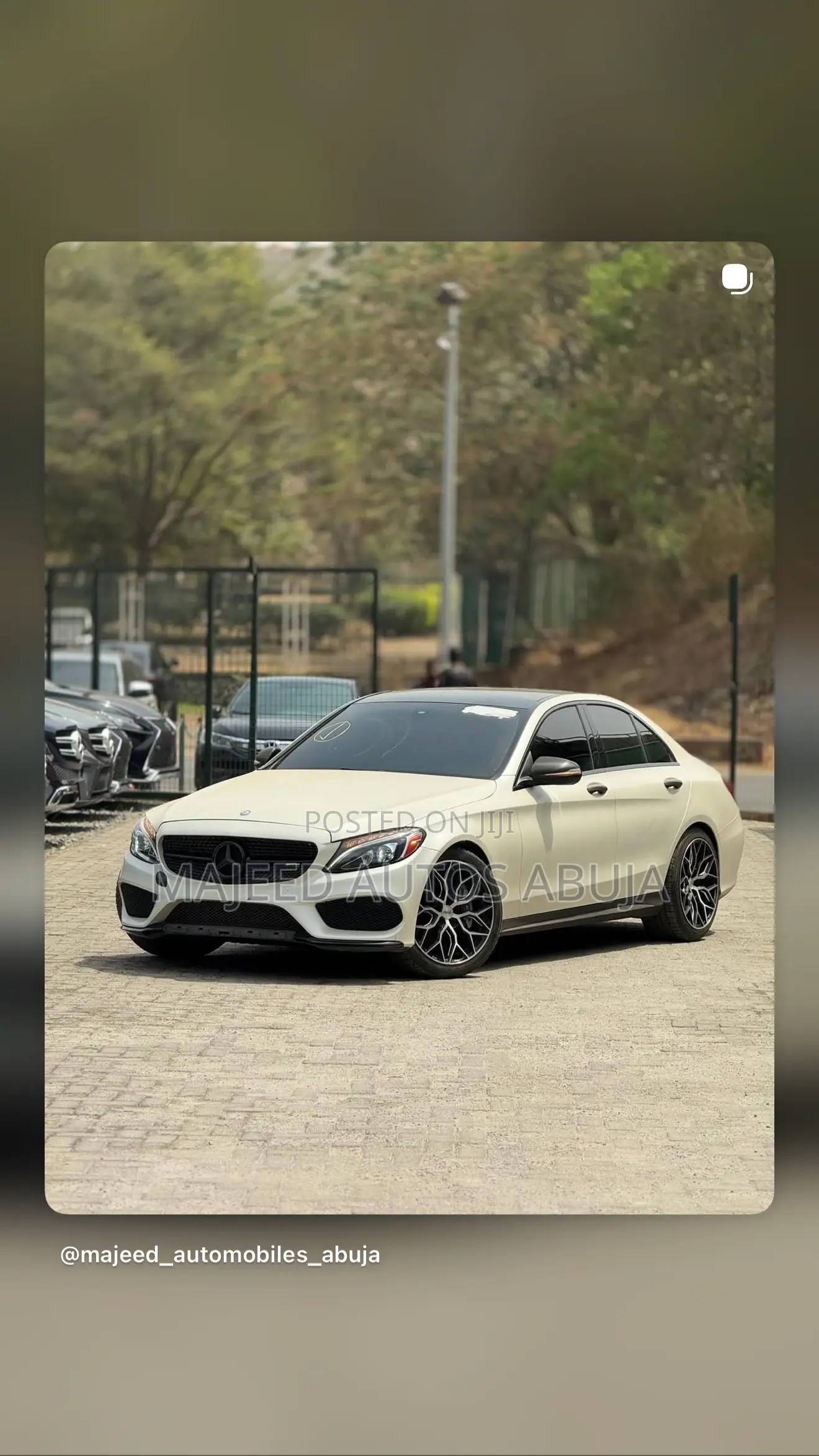 Mercedes-Benz C43 4Matic Sedan AWD (3.0L V6 9AM) 2017 White