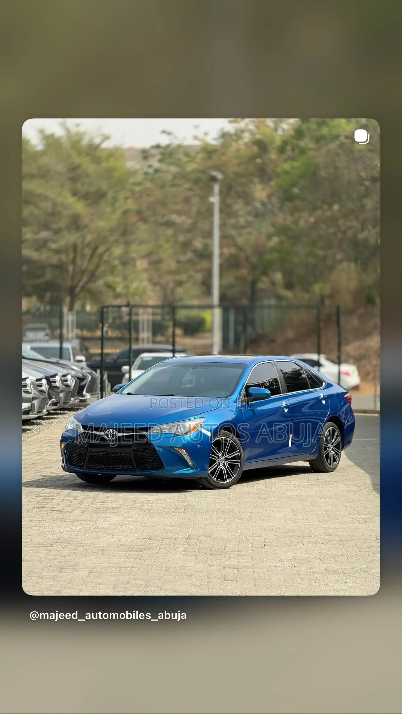 Toyota Camry SE w/Special Edition Pkg (2.5L 4cyl 6A) 2016 Blue