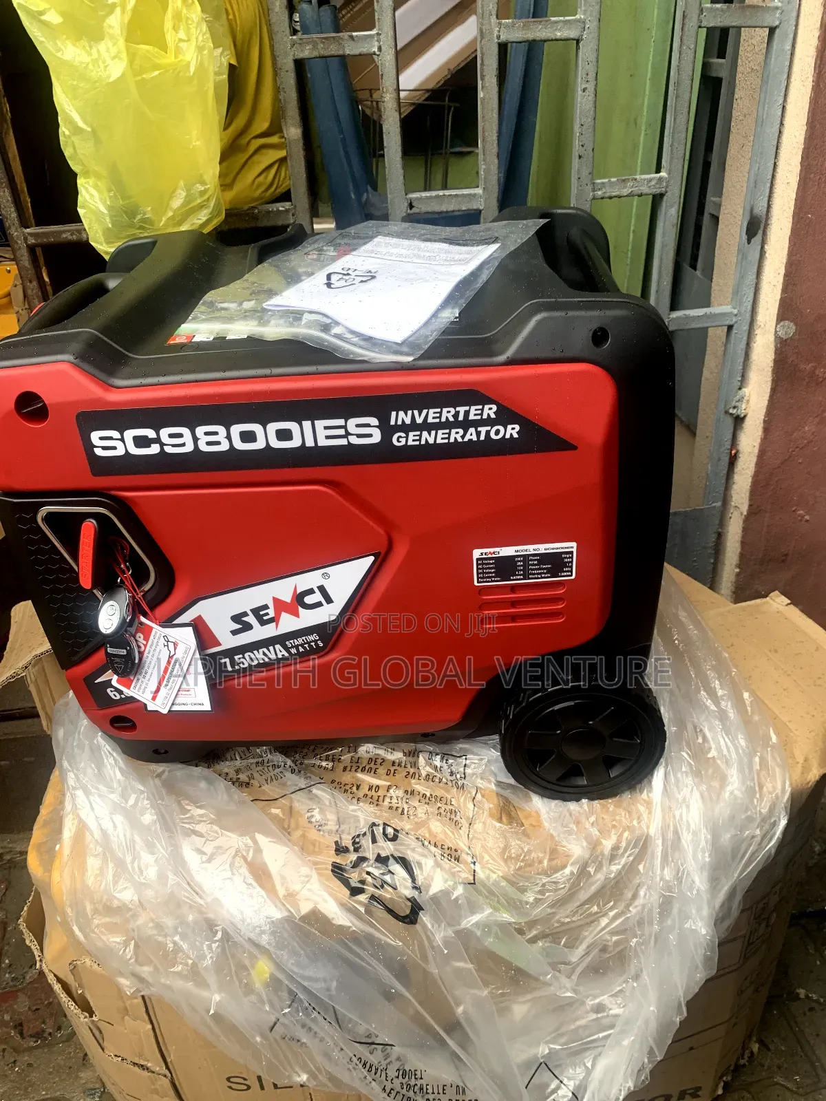 Senci Inverter Generator 7.5kva 100% Copper Coil