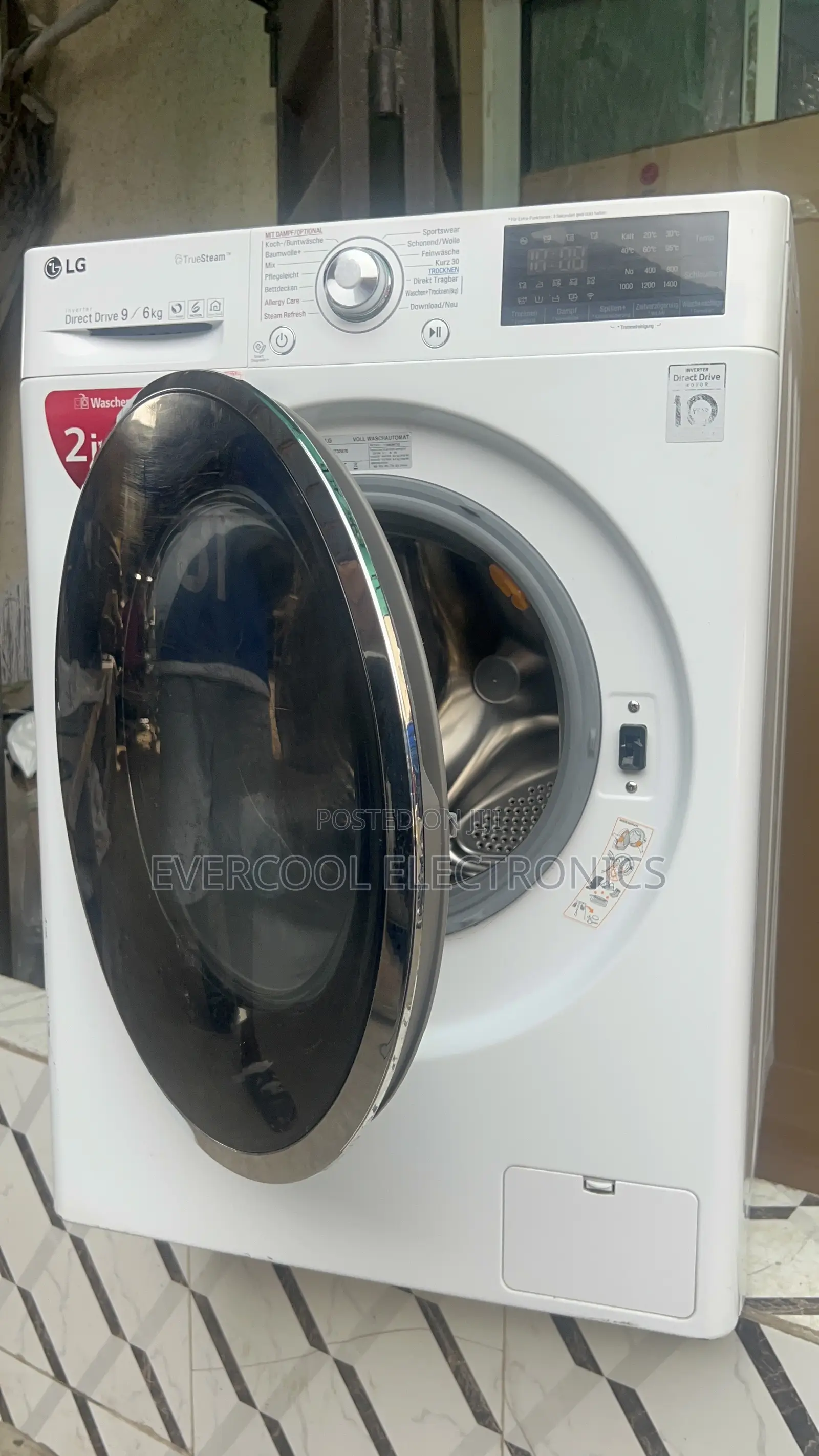 9kg Lg Direct Drive Wash Dry Inverter Smart Washing Machine