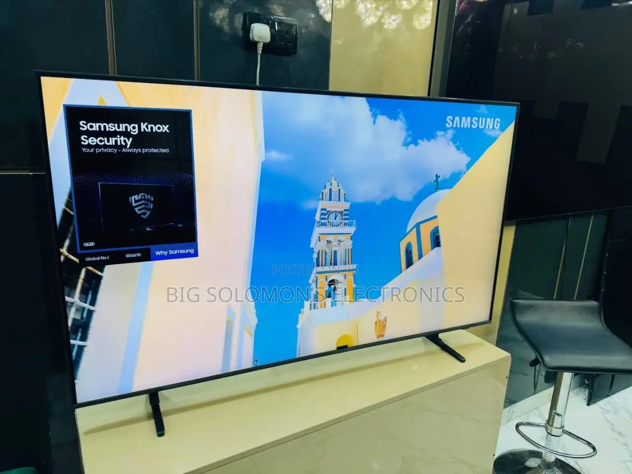 Samsung 55" Qled Q67d 2024/25 Knox Gaming Smart Tv