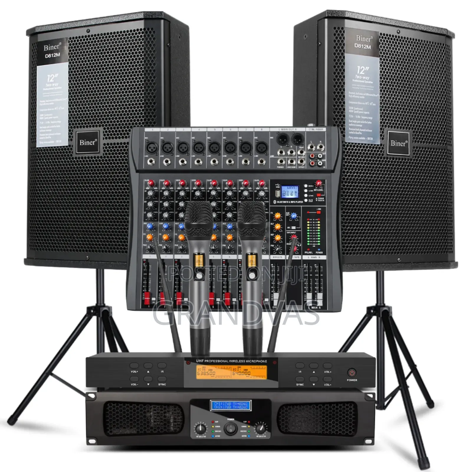 Set of Quality Sound System for Dj and Parties Churches