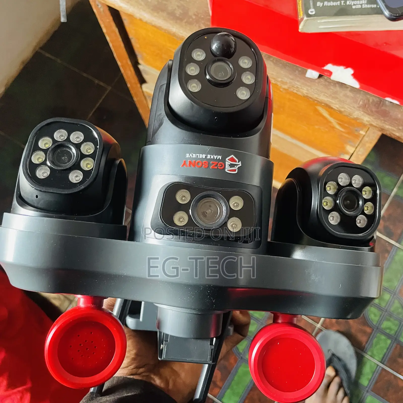 3 Lens CCTV Camera (Payment on Delivery)