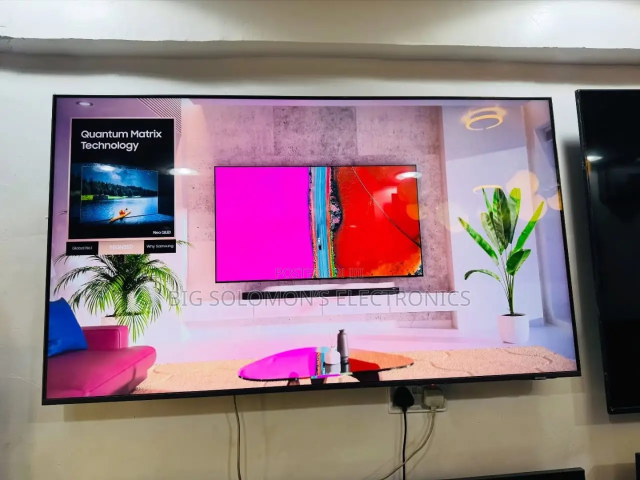 55" Samsung Neo Qled Display Smart Tv