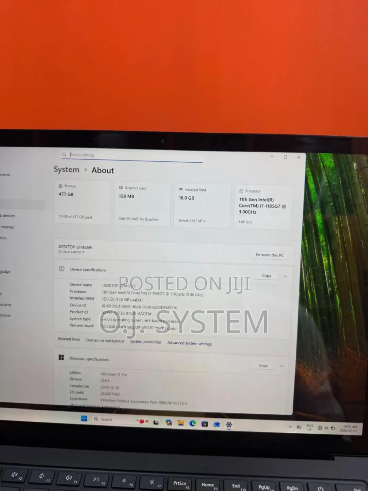 Laptop Microsoft Surface Laptop 4 16GB Intel Core Ultra 7 SSD 512GB