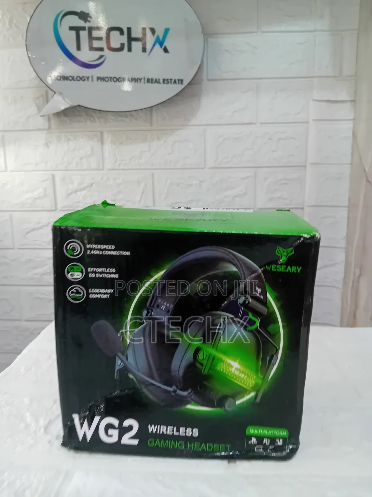 Weseary Wg2 Wireless Gaming Headsets With Mic for Ps5, Pc, Switch, Mac