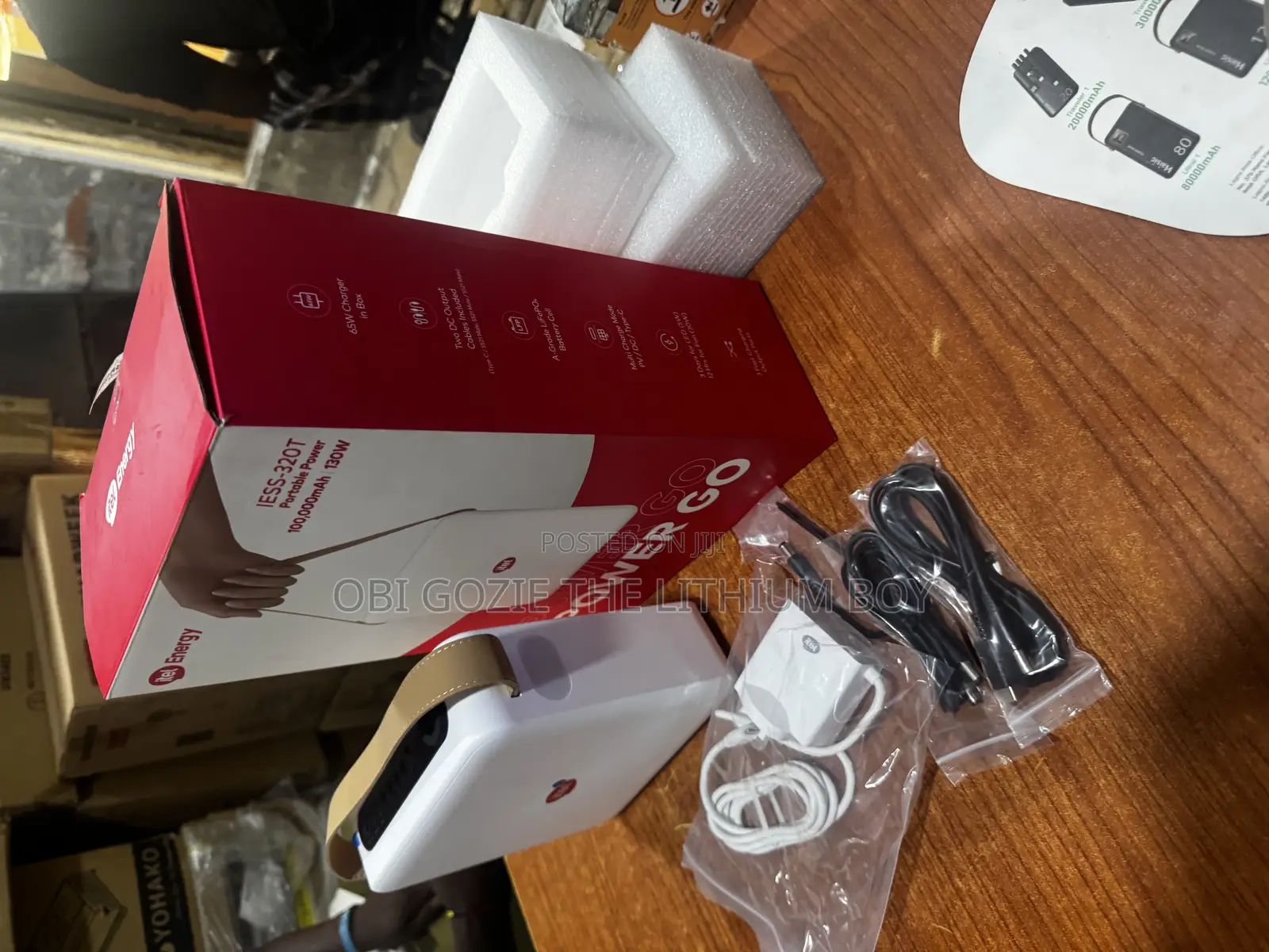 100000mah 320wh Itel Power Bank Portable Station. Best Vendor in Lagos