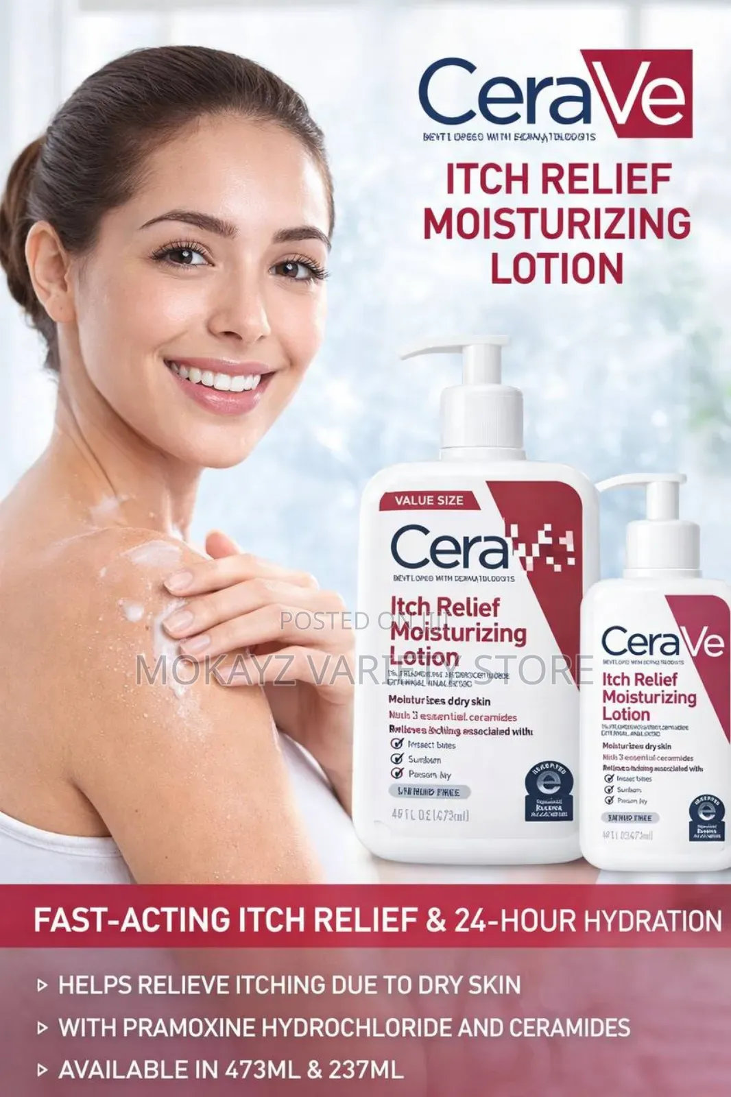 Cerave Itch Relief Moisturizing Lotion 237ml