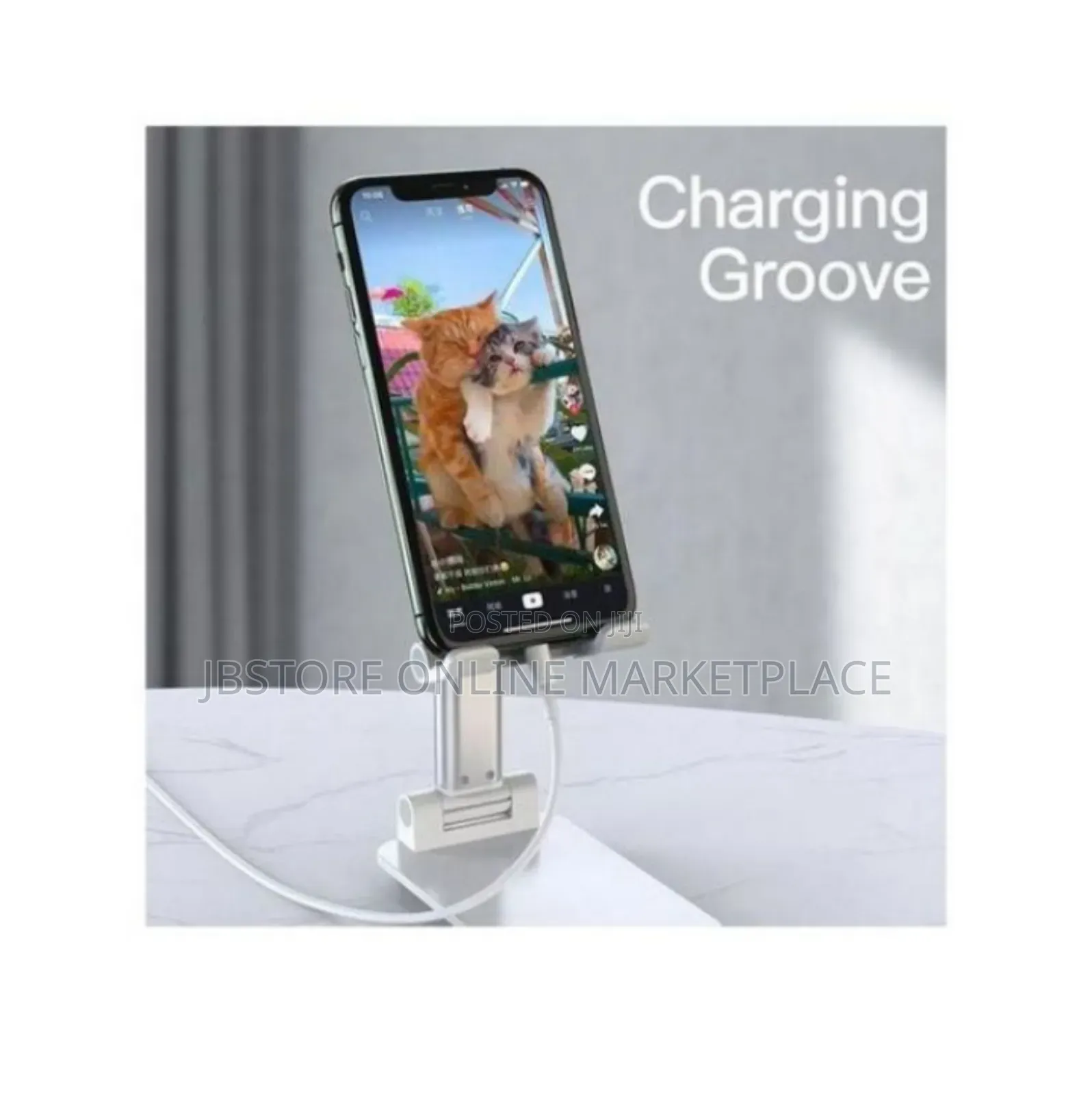 Foldable Desk Phone Holder for All Kinds of Phones and Tablet Stand