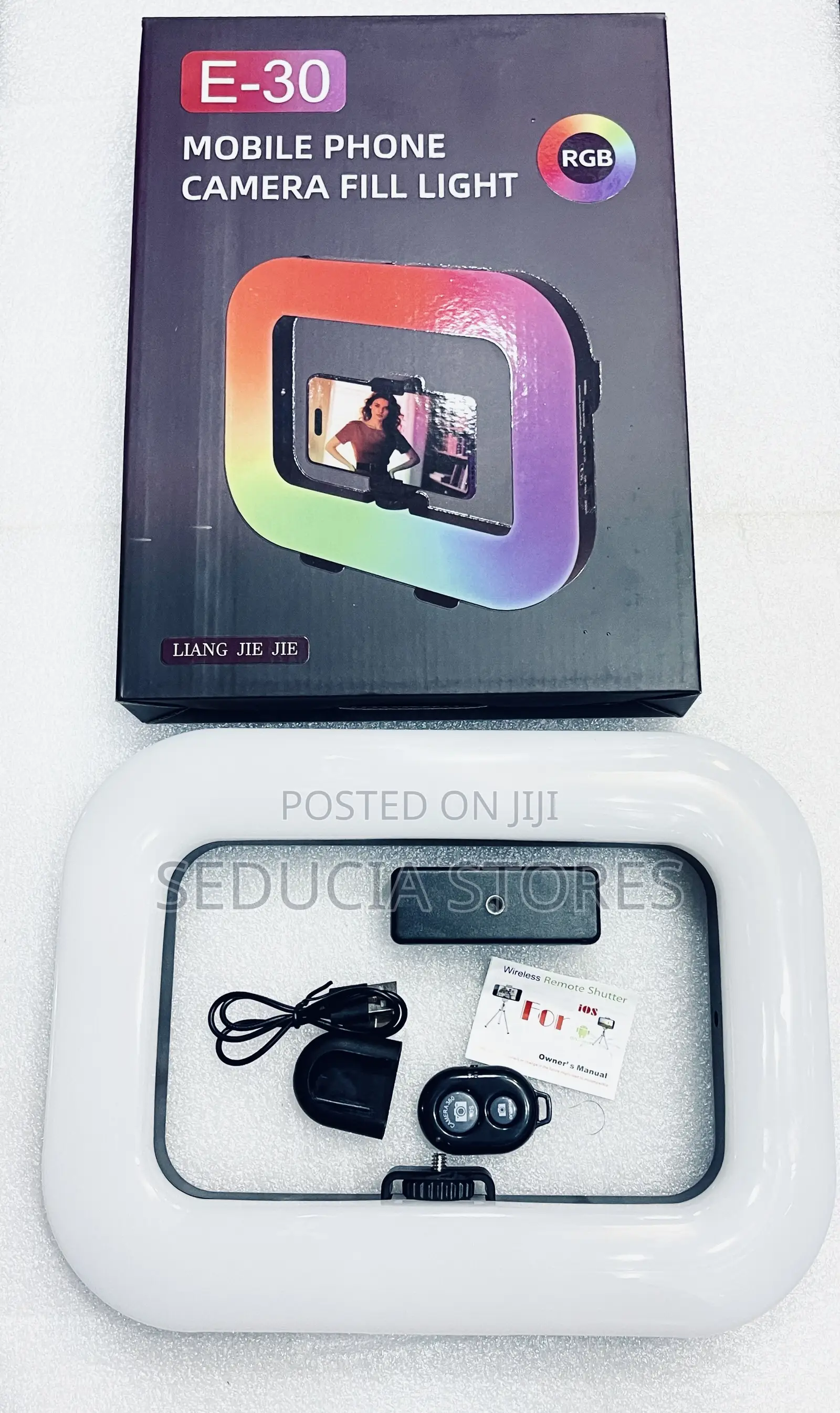 E30 RGB Portable Phone Ringlight