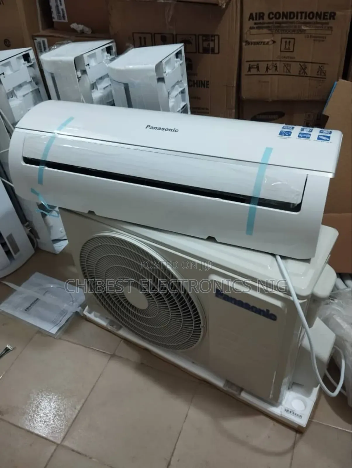 Panasonic 1.5 Hp R410a Low Voltage Air Conditioner Spilt Unit Copper