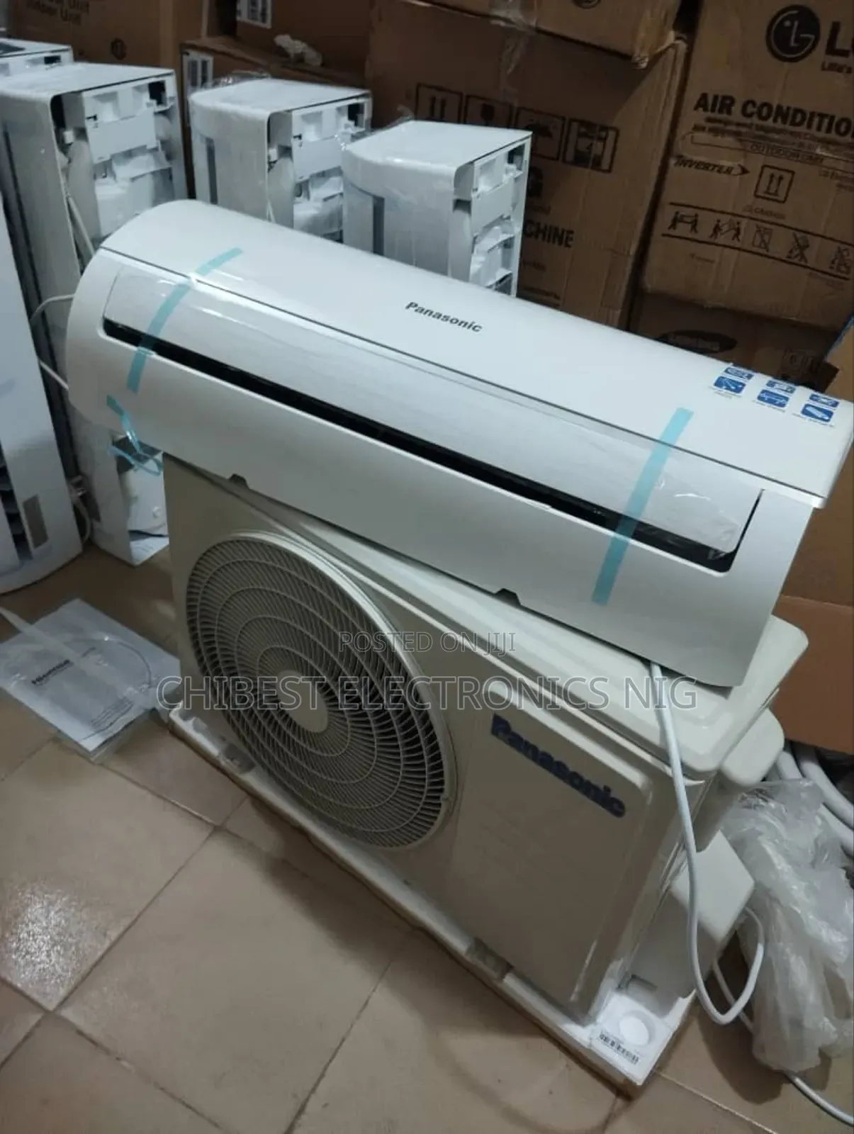 Panasonic 1.5 Hp R410a Air Conditioner Split Unit Low Voltage Copper