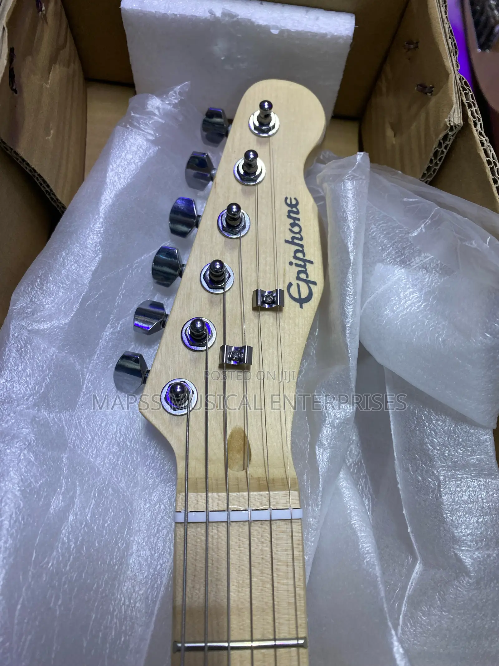 Epiphone Telecaster Yeg 105f Semi-Hollow Body Electric Guitar.
