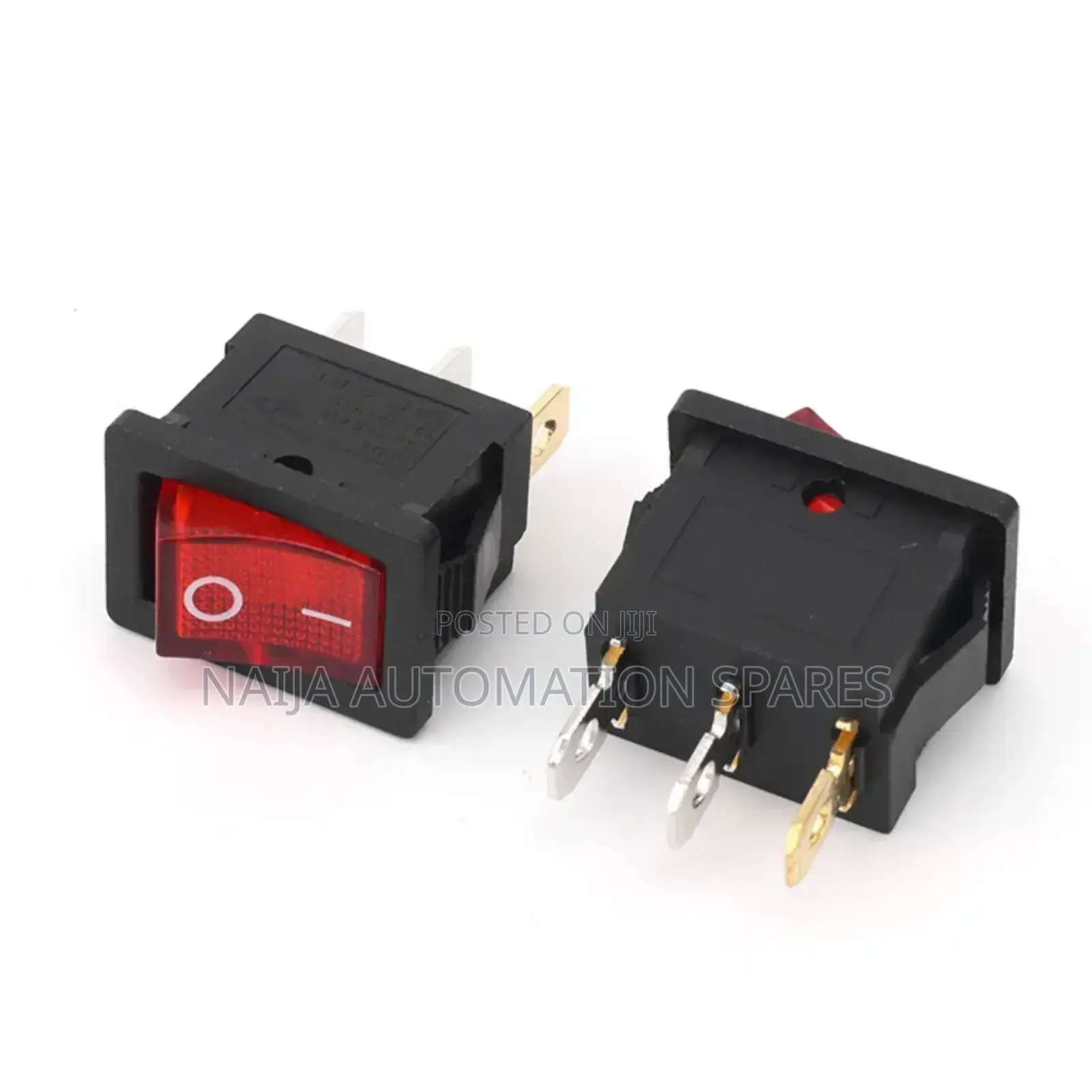 Red Illuminated Rocker Switch 3pin | Kcd1-D 3a 220vac