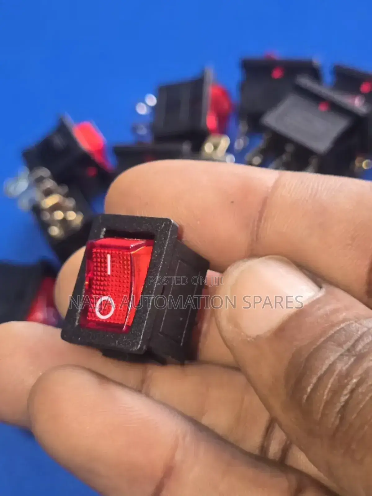 Red Illuminated Rocker Switch 3pin | Kcd1-D 3a 220vac