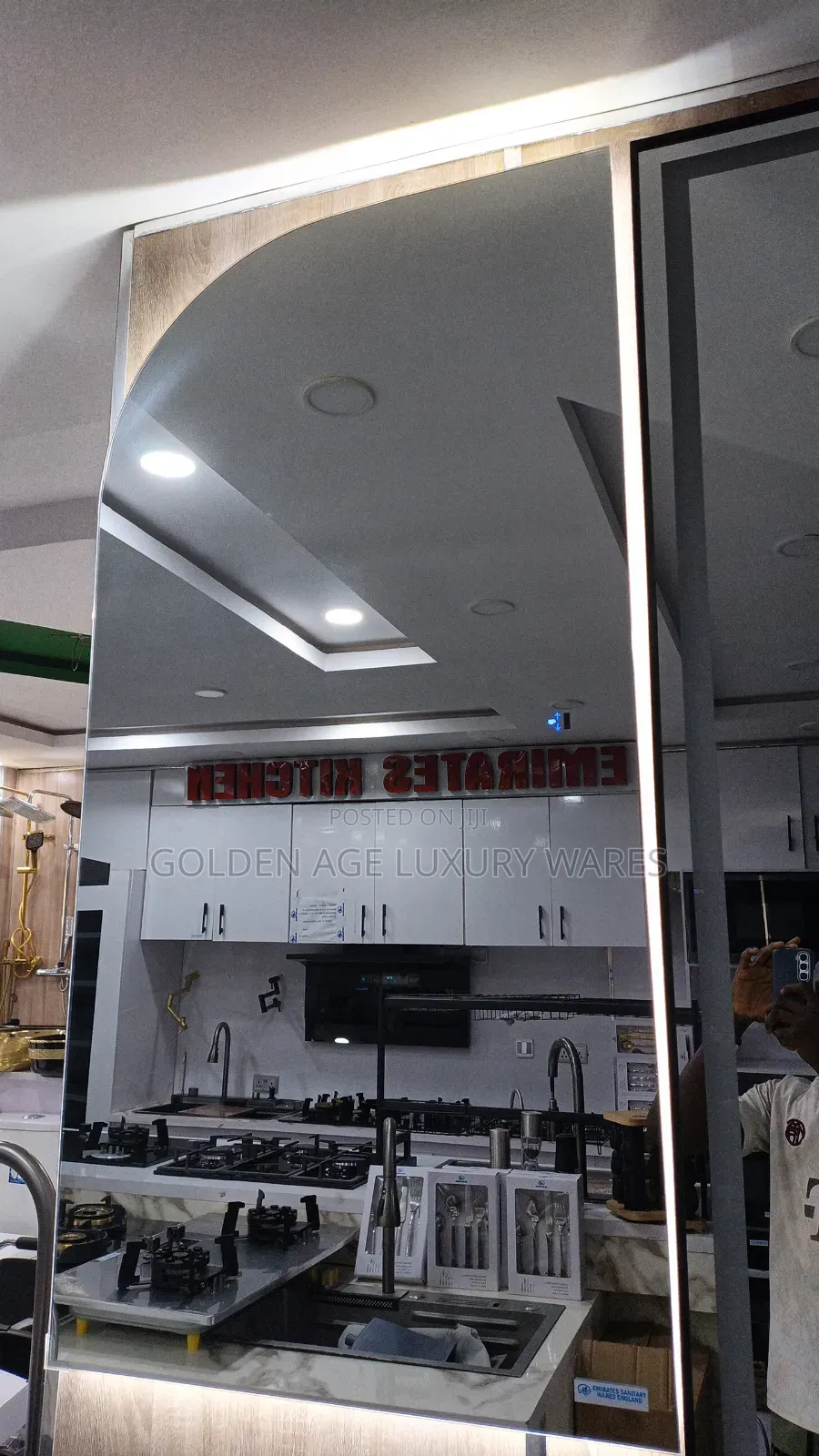 70x140 Hand Wave Sensor Mirror With Light