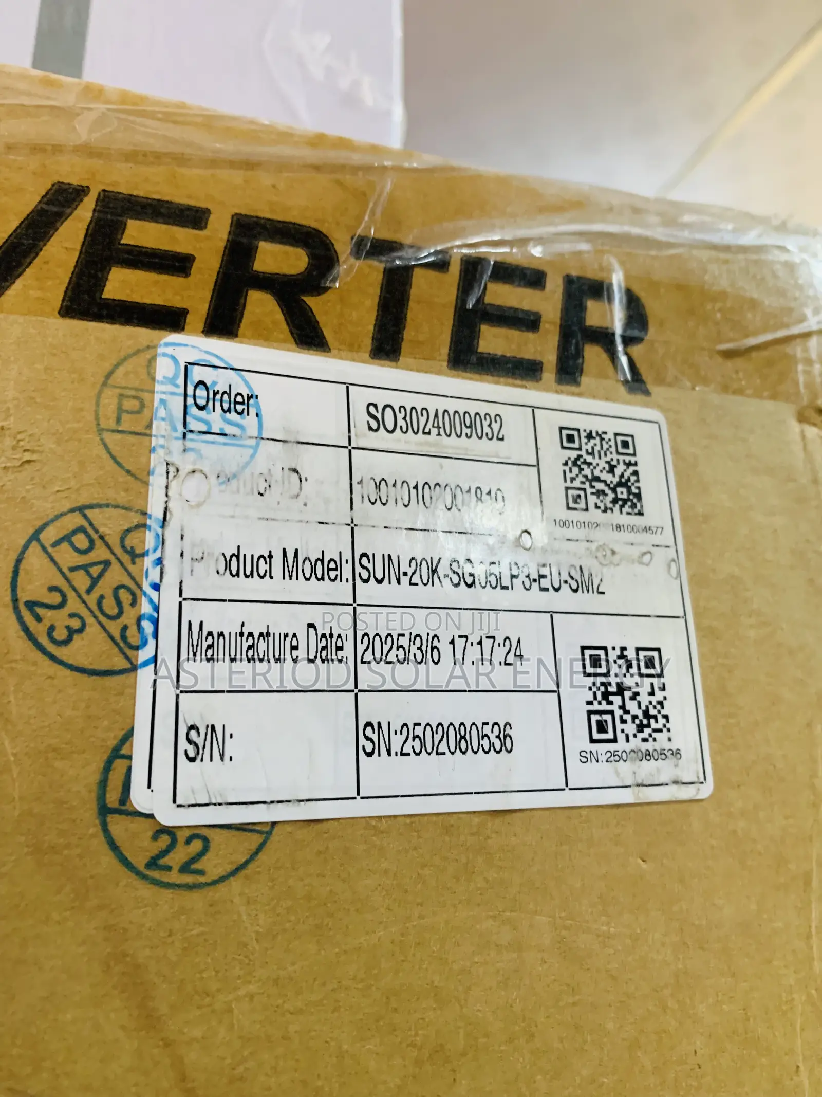 20kva 48v Deye Hybrid Solar Inverter