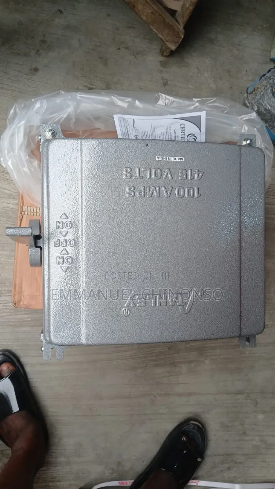 100a Stanley Cast Iron Changeover Switch