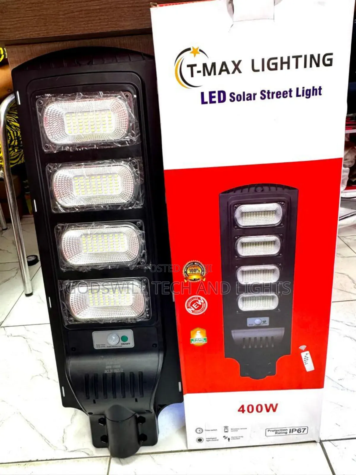 400watts All in One Solar Street Light