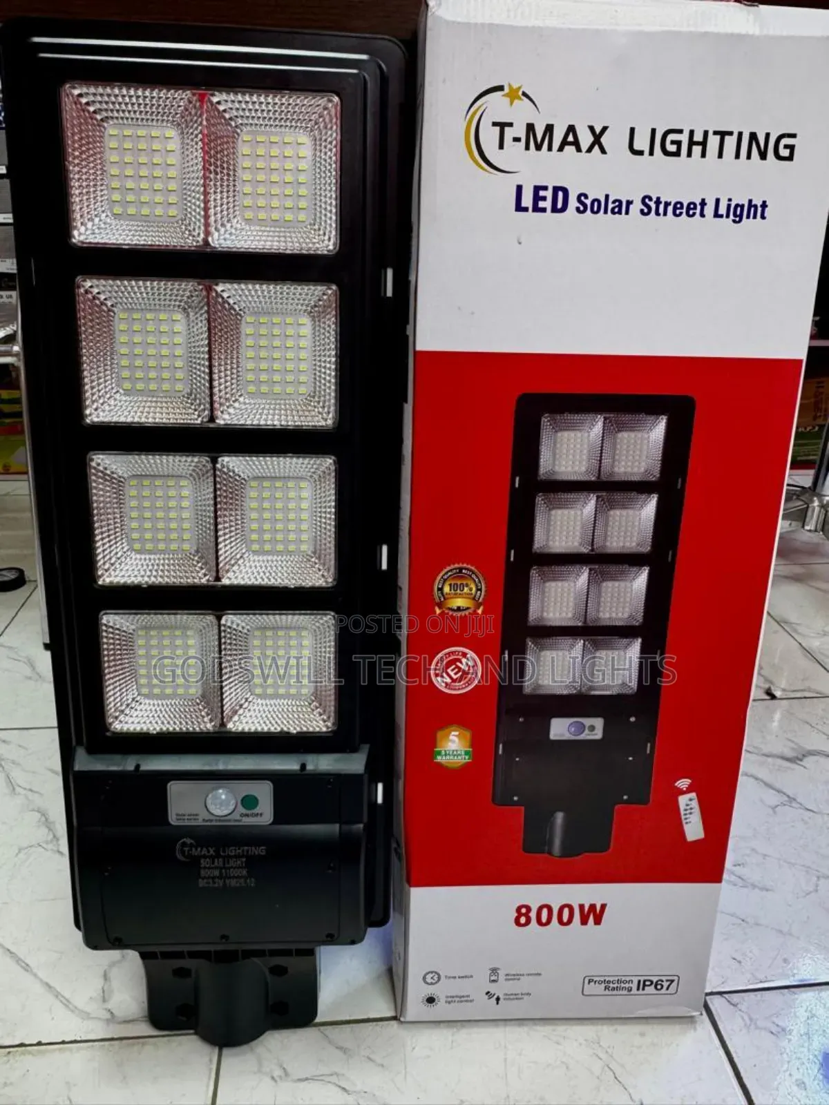 800watts All in One Solar Street Light