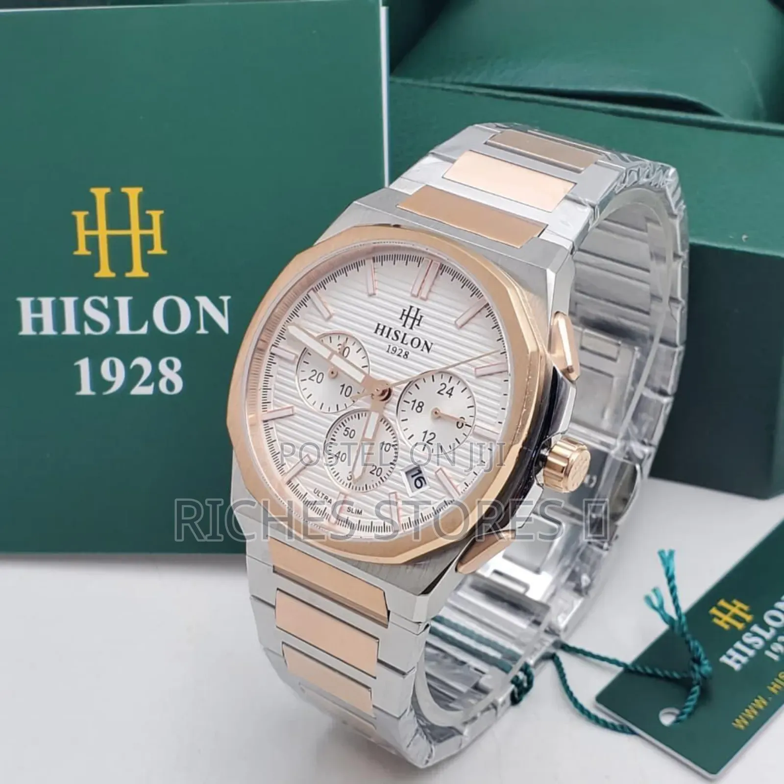 Luxury Hislon 1928 Chain Watch for Men