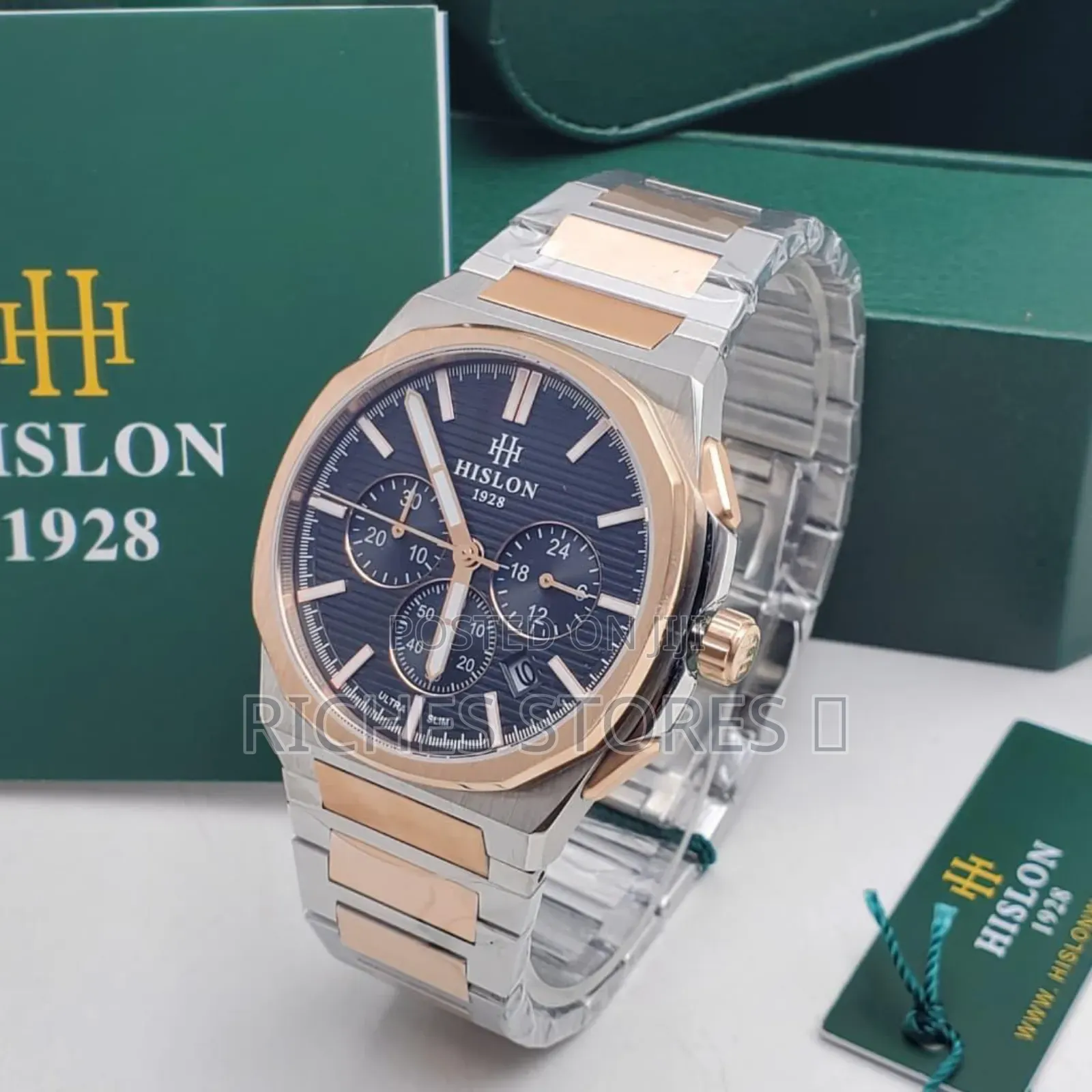 Luxury Hislon 1928 Chain Watch for Men