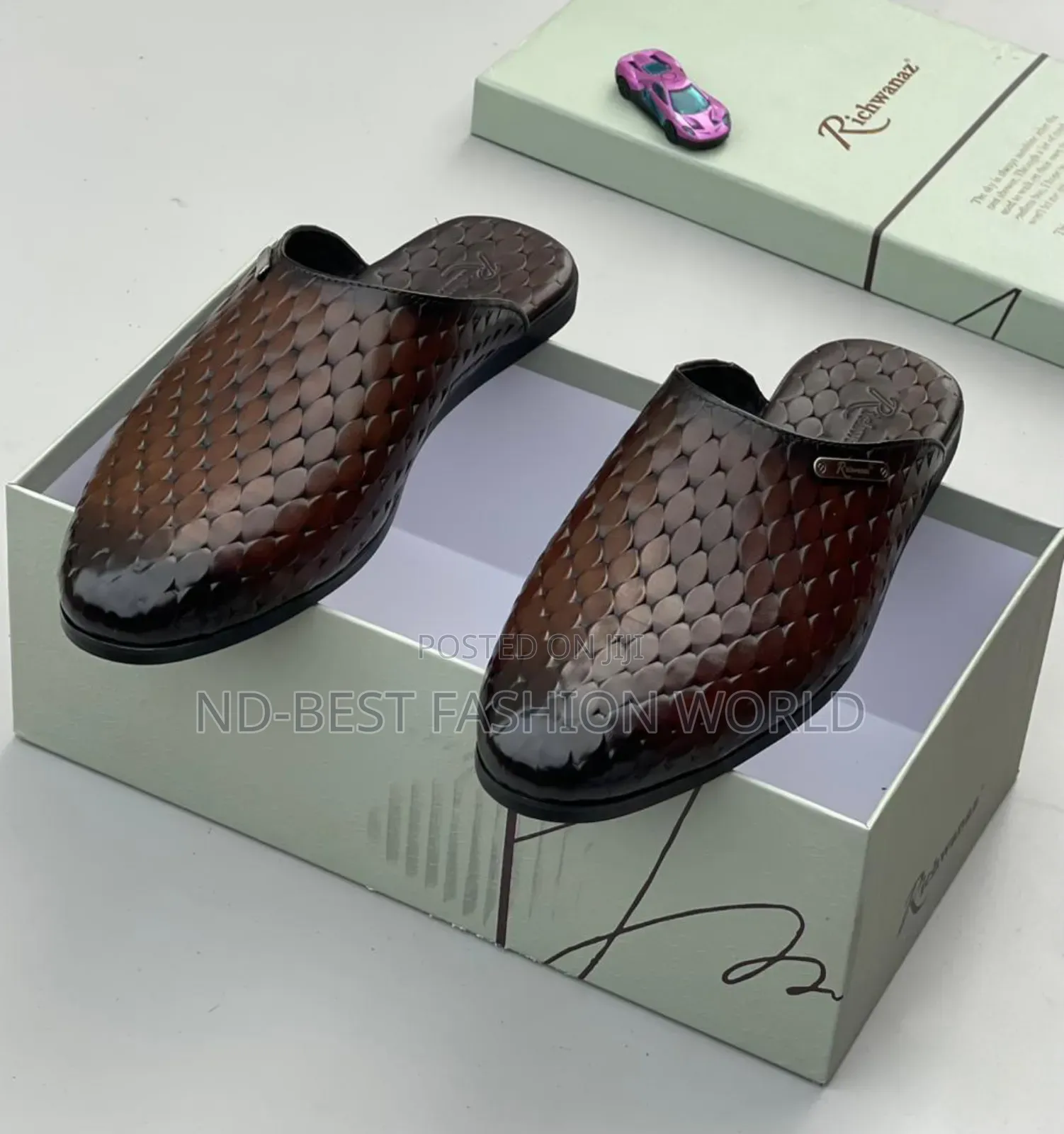 Leather Men's Half Shoe